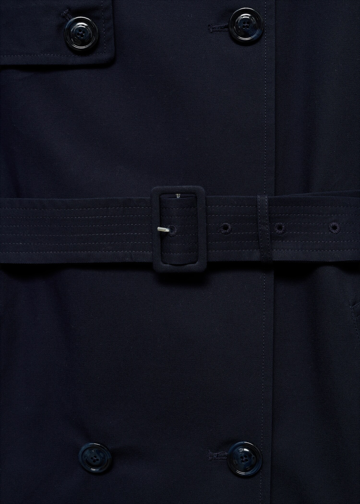 Classic trench coat with belt - Details of the article 8
