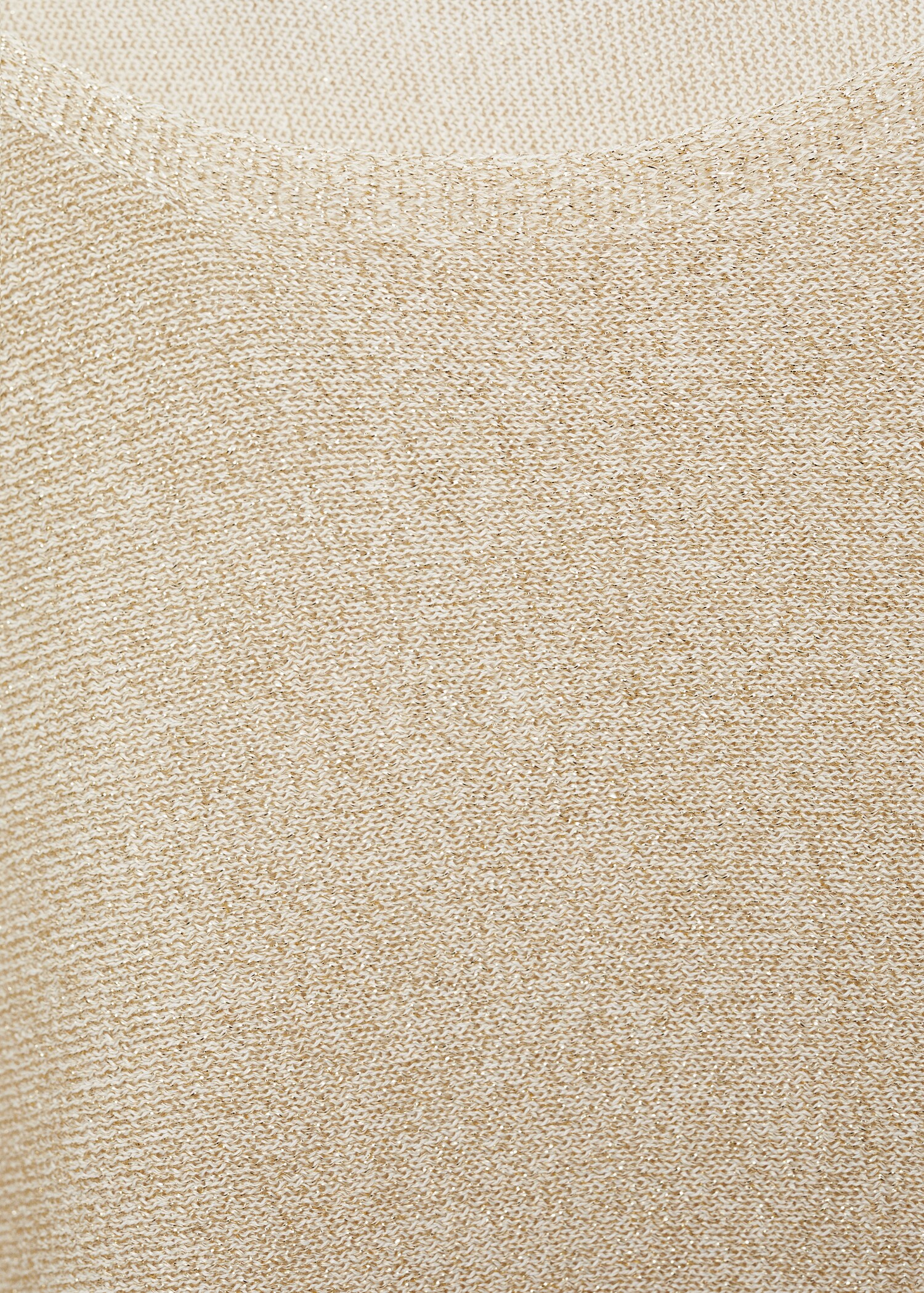 Asymmetrical lurex knitted cape - Details of the article 8