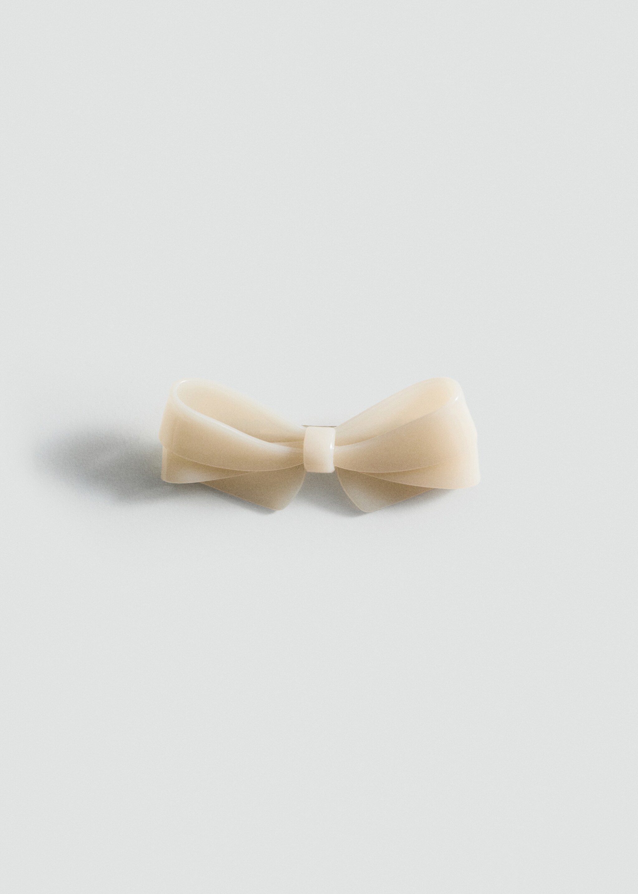 Bow hairclip - Article without model, Off White. Ref: 87064067-00.