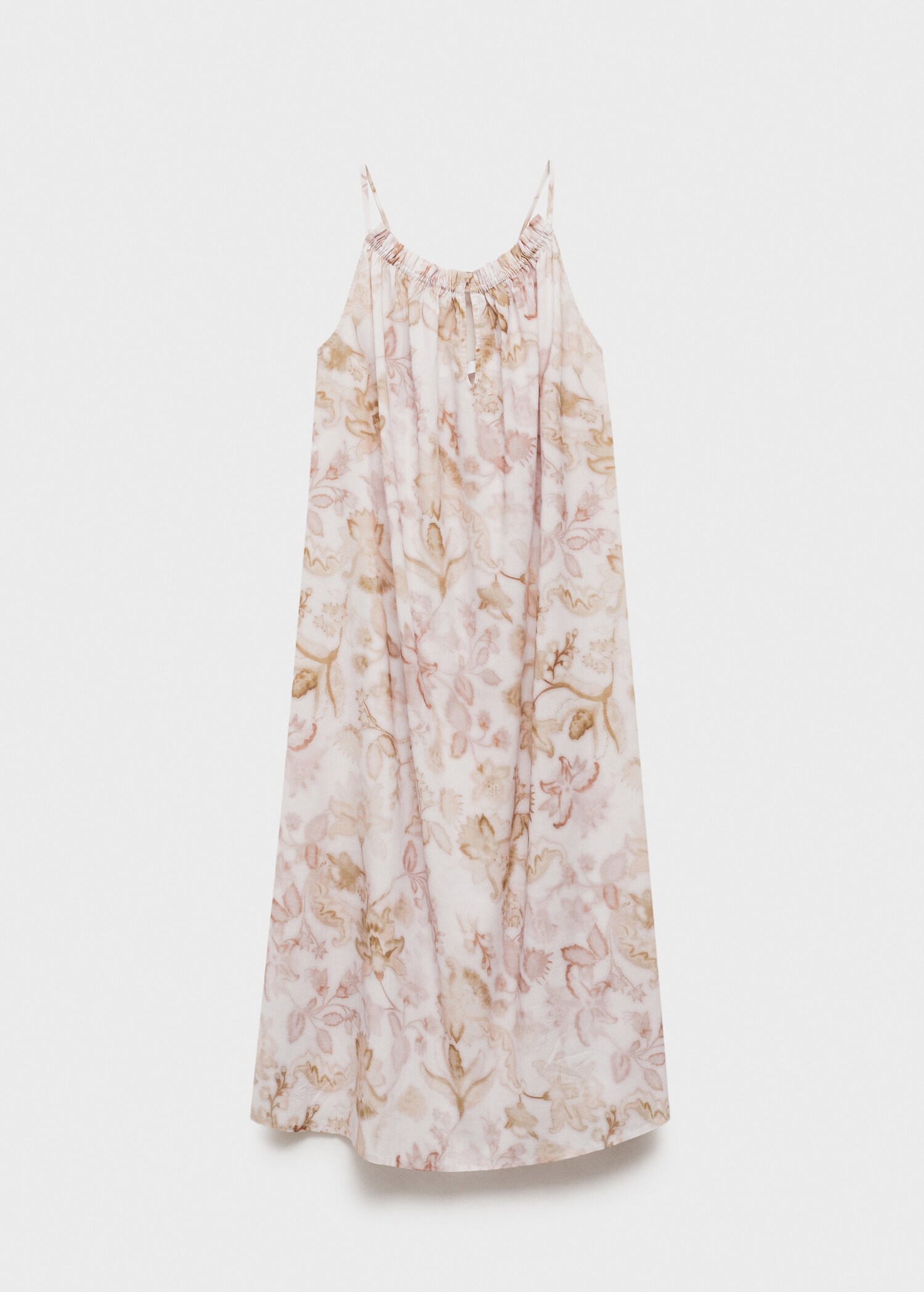 Floral print cotton nightdress - Article without model