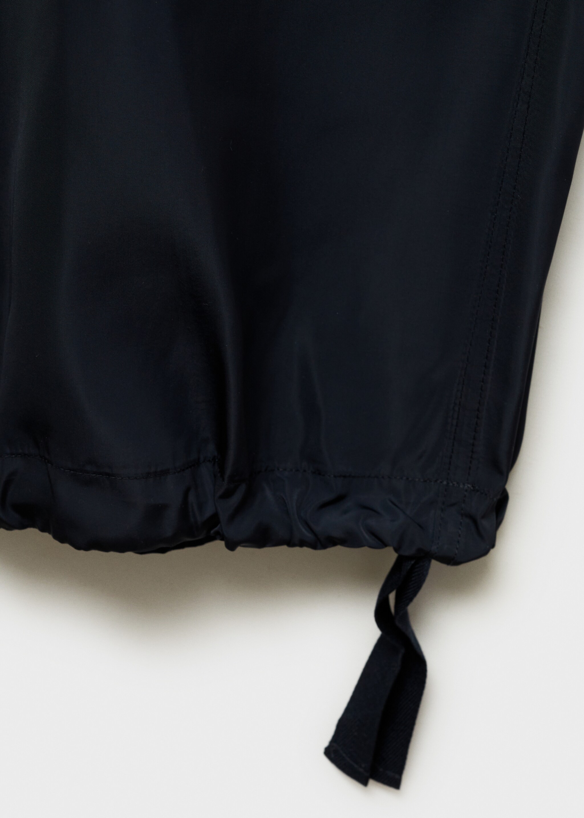 Cargo trousers with adjustable hem - Details of the article 0, Dark Navy. Ref: 87064069-00.