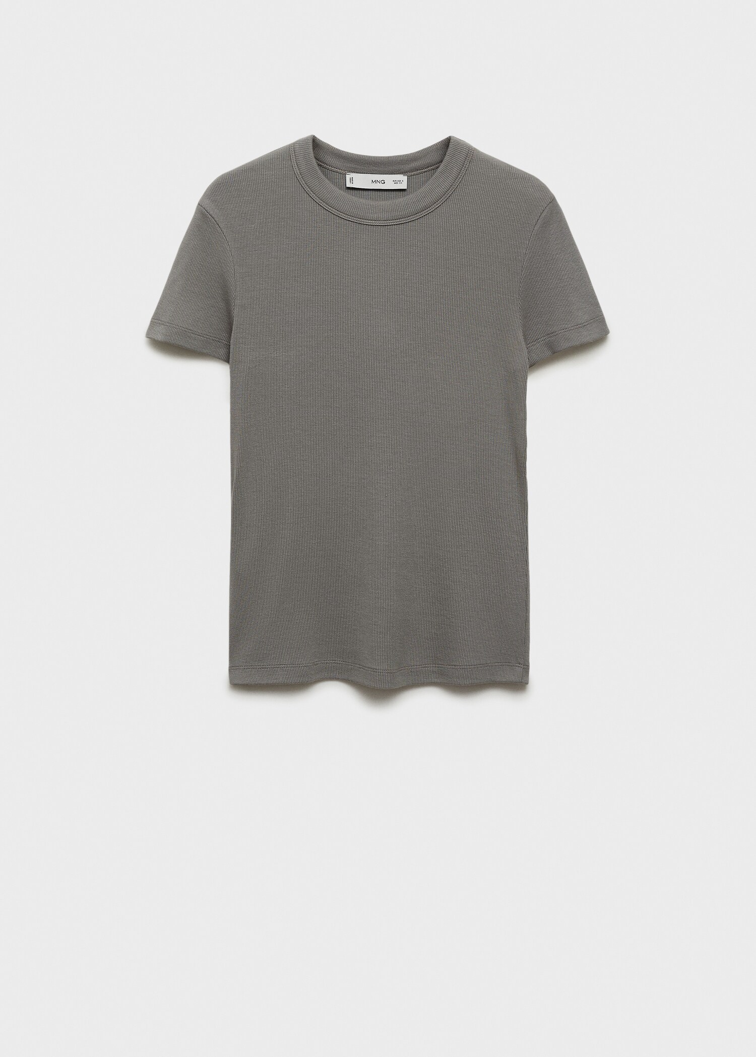 Short-sleeved fitted t-shirt - Article without model