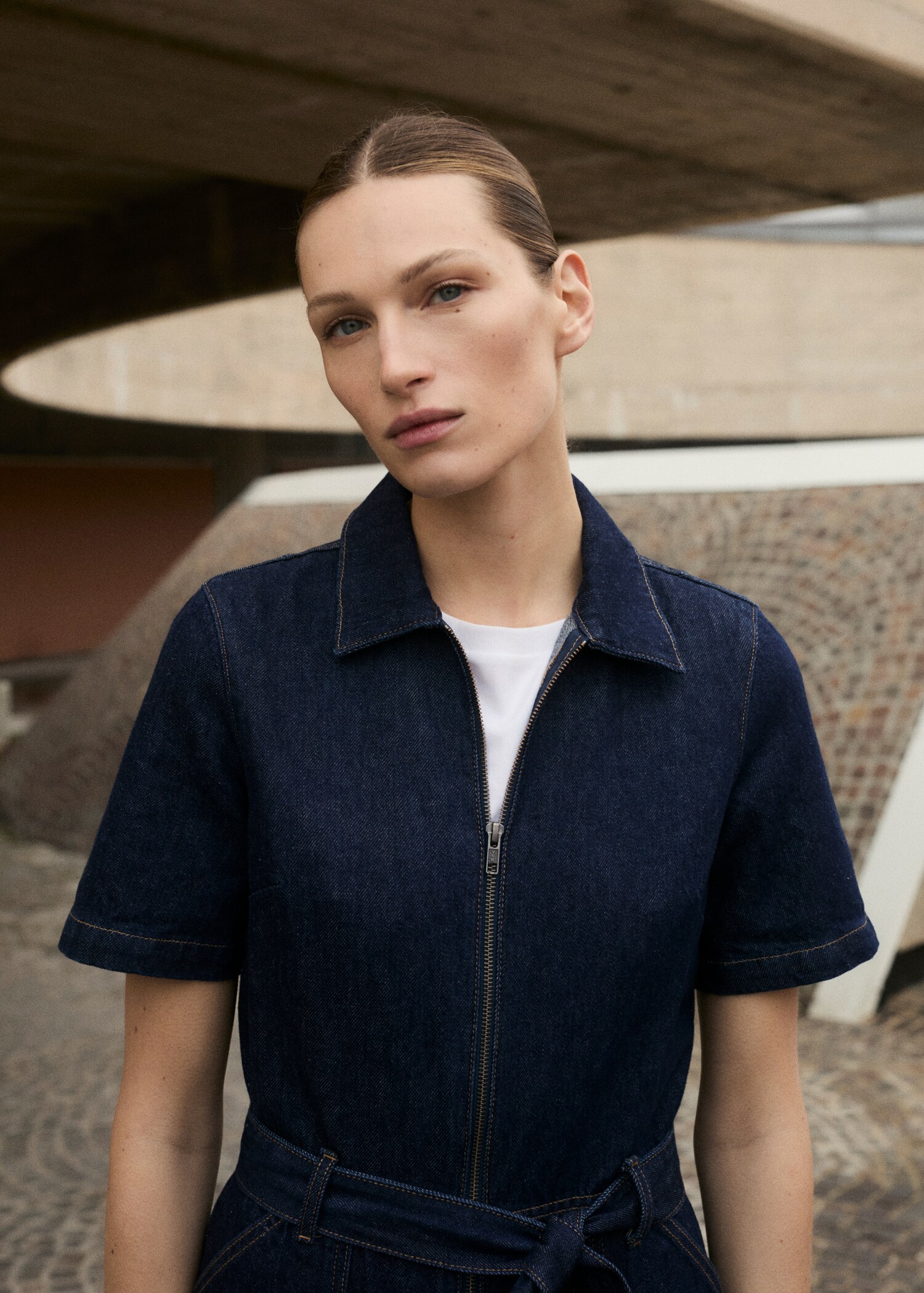 Mono vaquero manga corta - Detalle del artículo 1