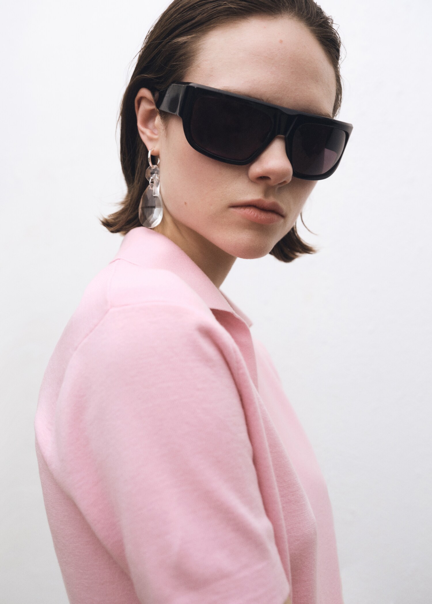 Wool-blend polo-neck sweater - Details of the article 1