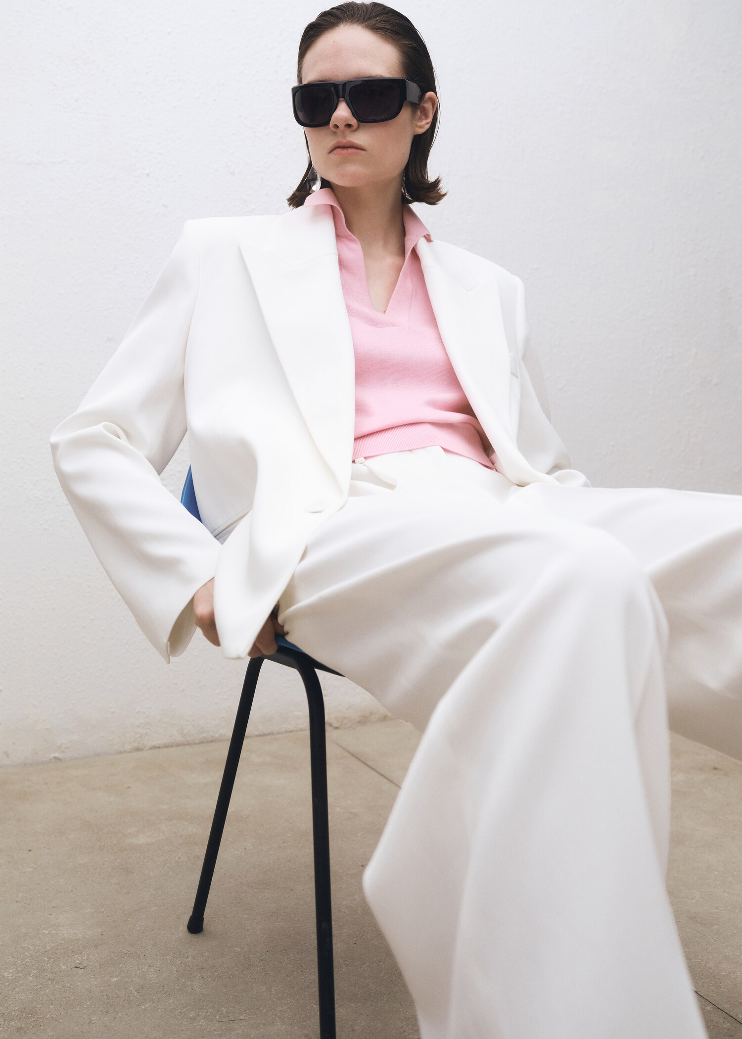 Wool-blend polo-neck sweater - Details of the article 2