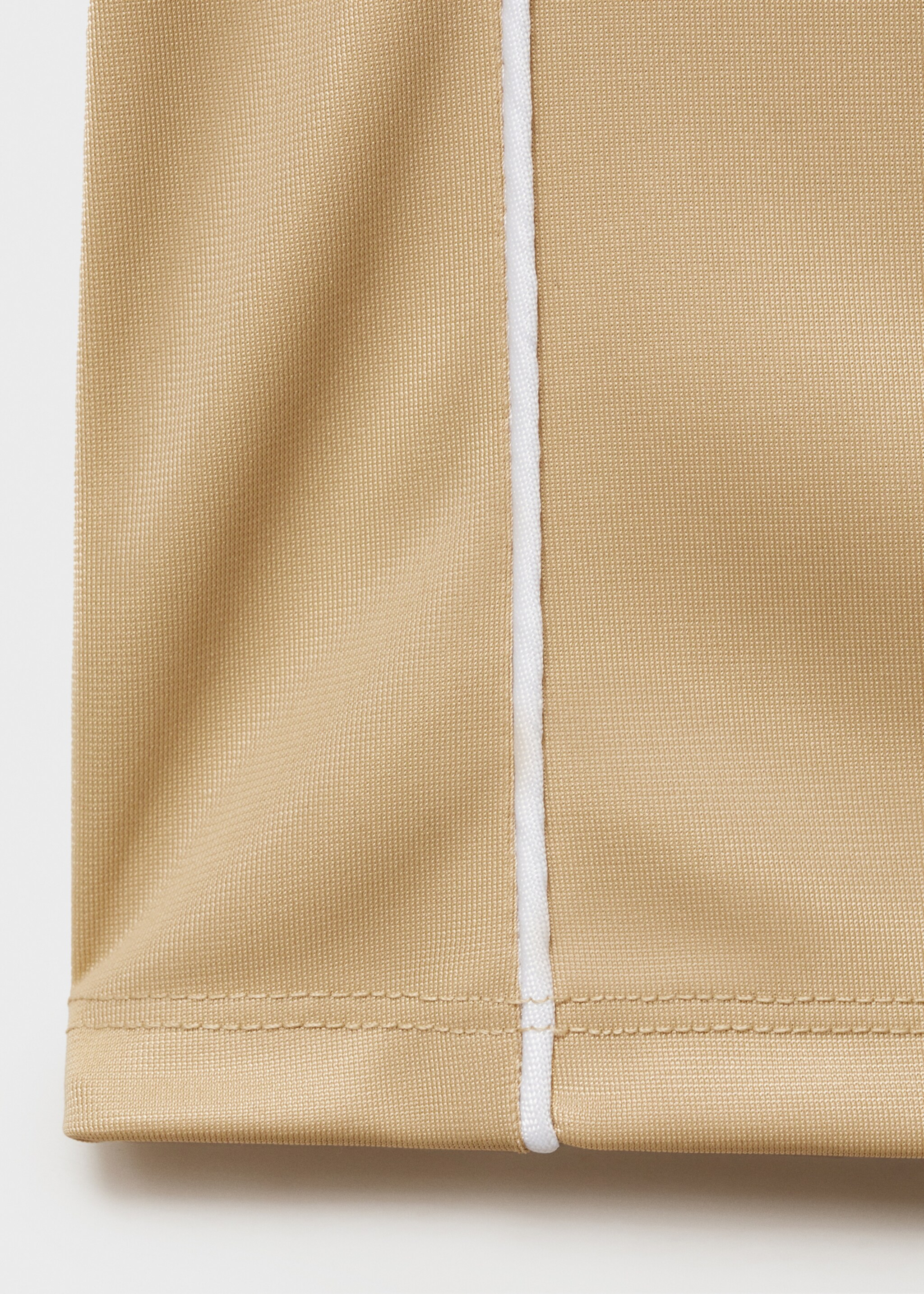 Contrasting-stripe jogger trousers - Details of the article 0, Medium Brown. Ref: 87064092-00.