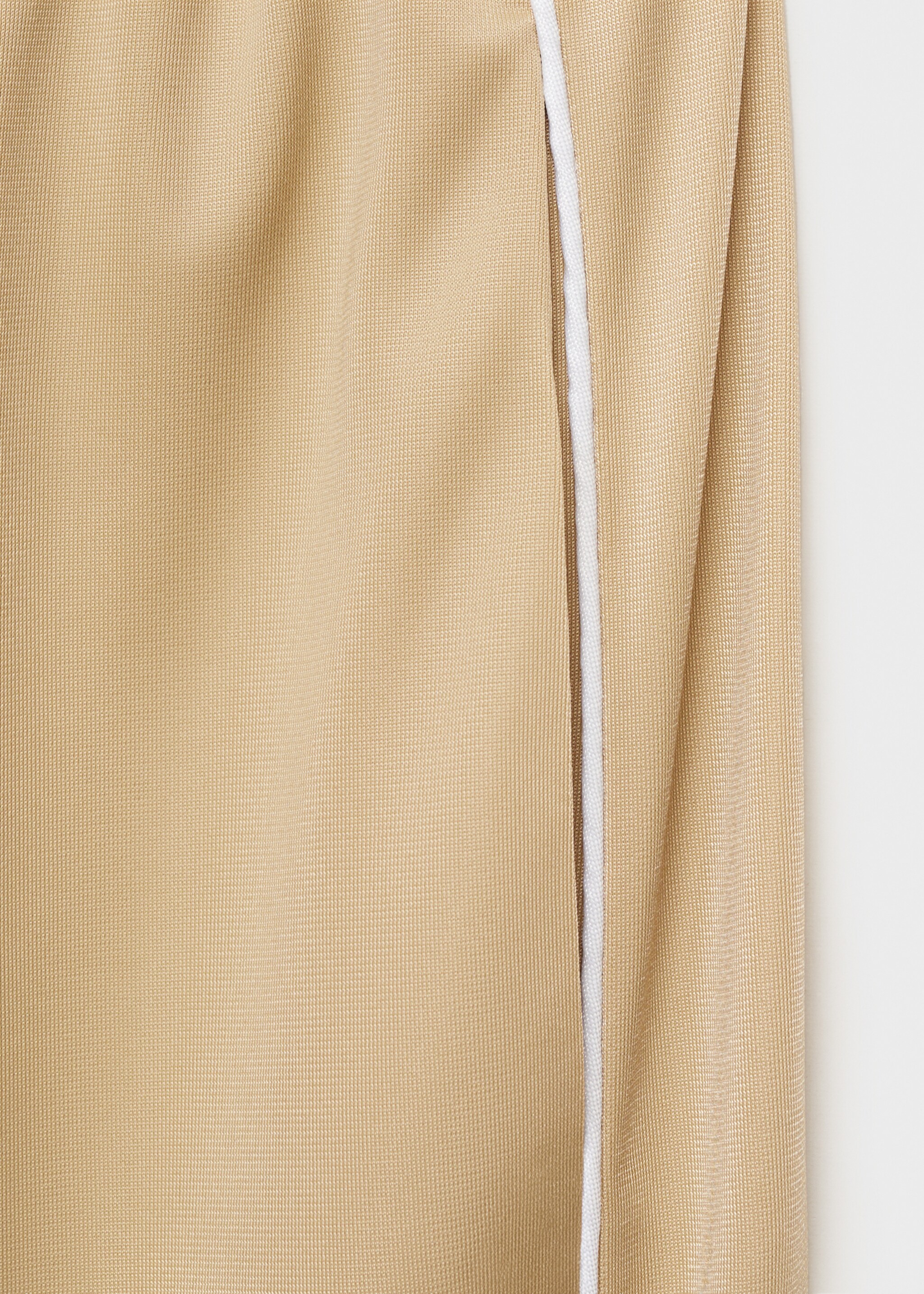 Contrasting-stripe jogger trousers - Details of the article 8, Medium Brown. Ref: 87064092-00.