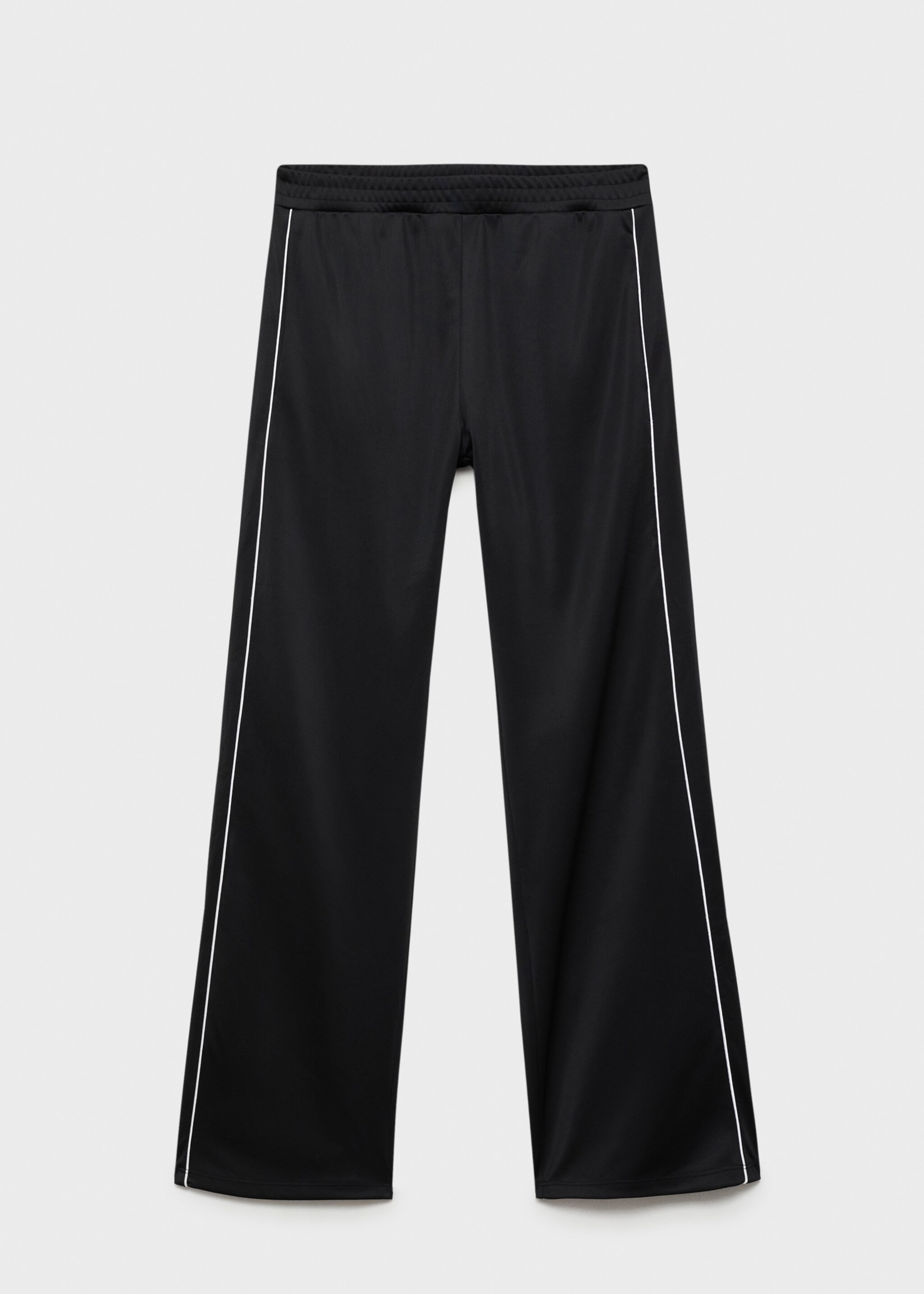 Contrasting-stripe jogger trousers - Article without model, Black. Ref: 87064092-00.