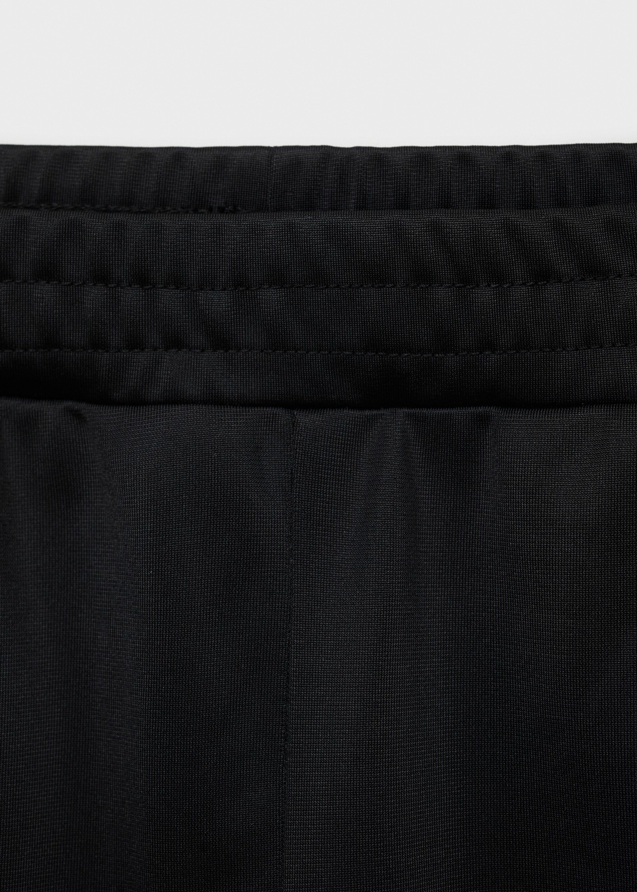 Contrasting-stripe jogger trousers - Details of the article 0, Black. Ref: 87064092-00.