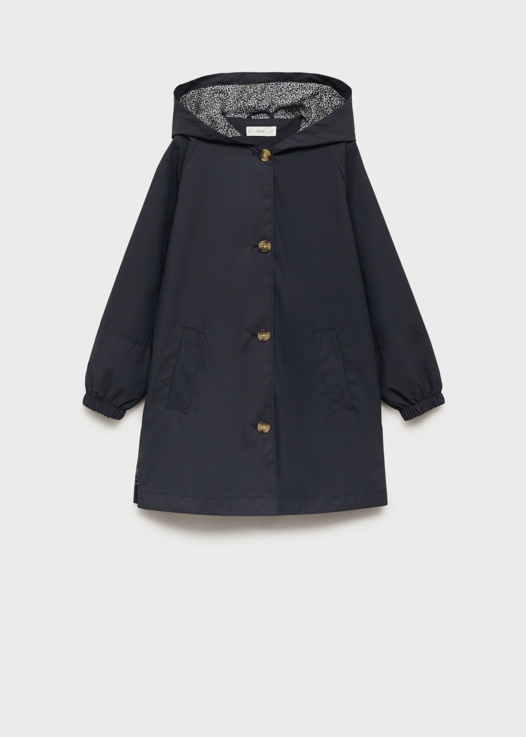 Water-repellent jacket - Article without model, Dark Navy. Ref: 87064387-00.