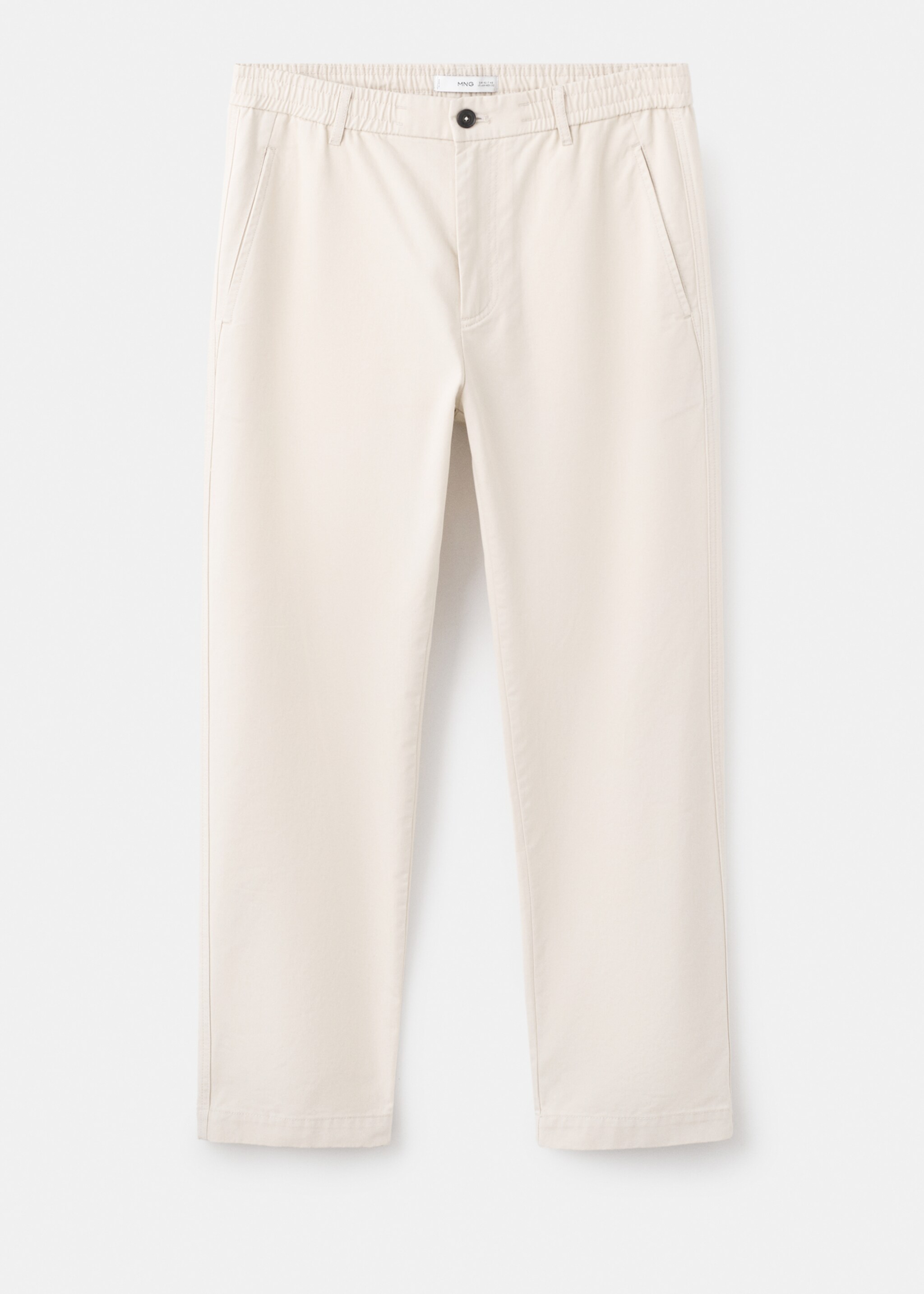 Pantaloni slim-fit comfort stretch coulisse - Articolo senza modello, Arancione tostato. Ref: 87064389-00.
