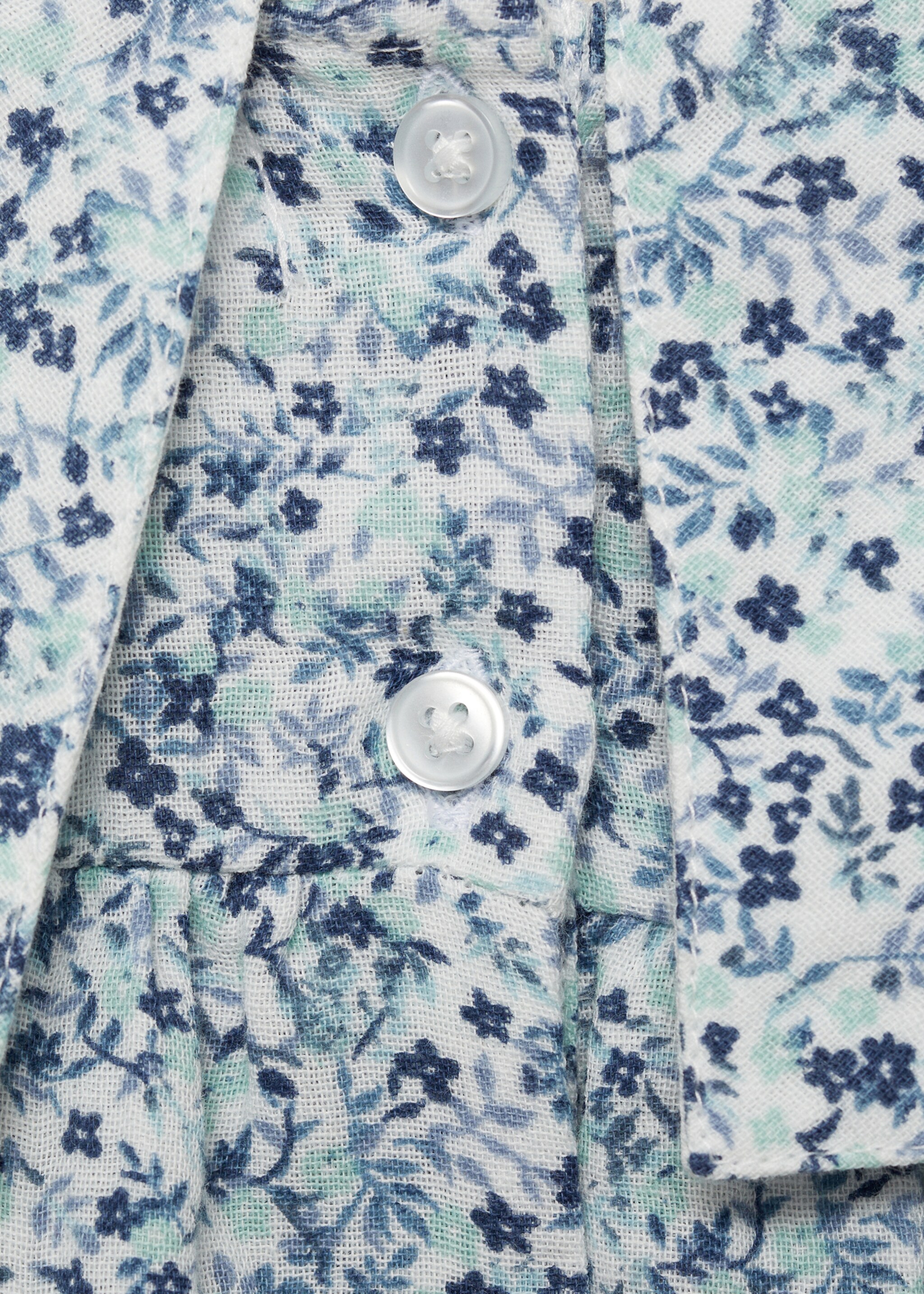 Mönstrad klänning och kortbyxa - Detaljer om artikeln 0, Blå. Ref: 87064401-00.