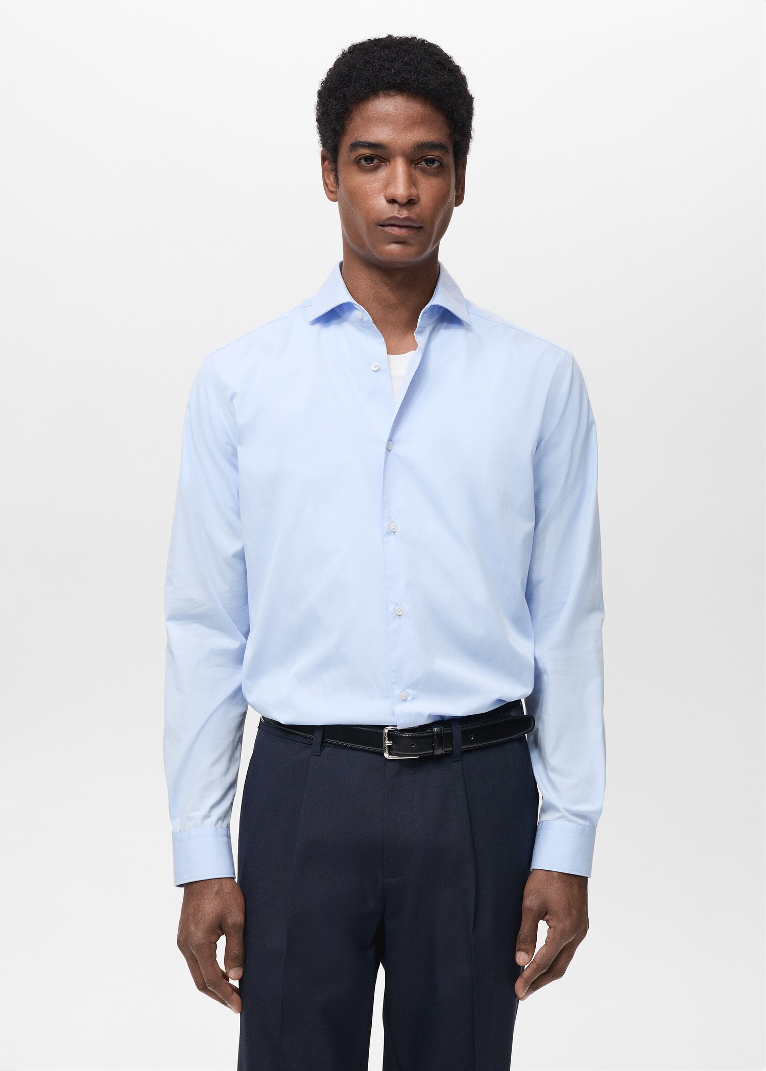 100% cotton regular-fit shirt - Medium plane