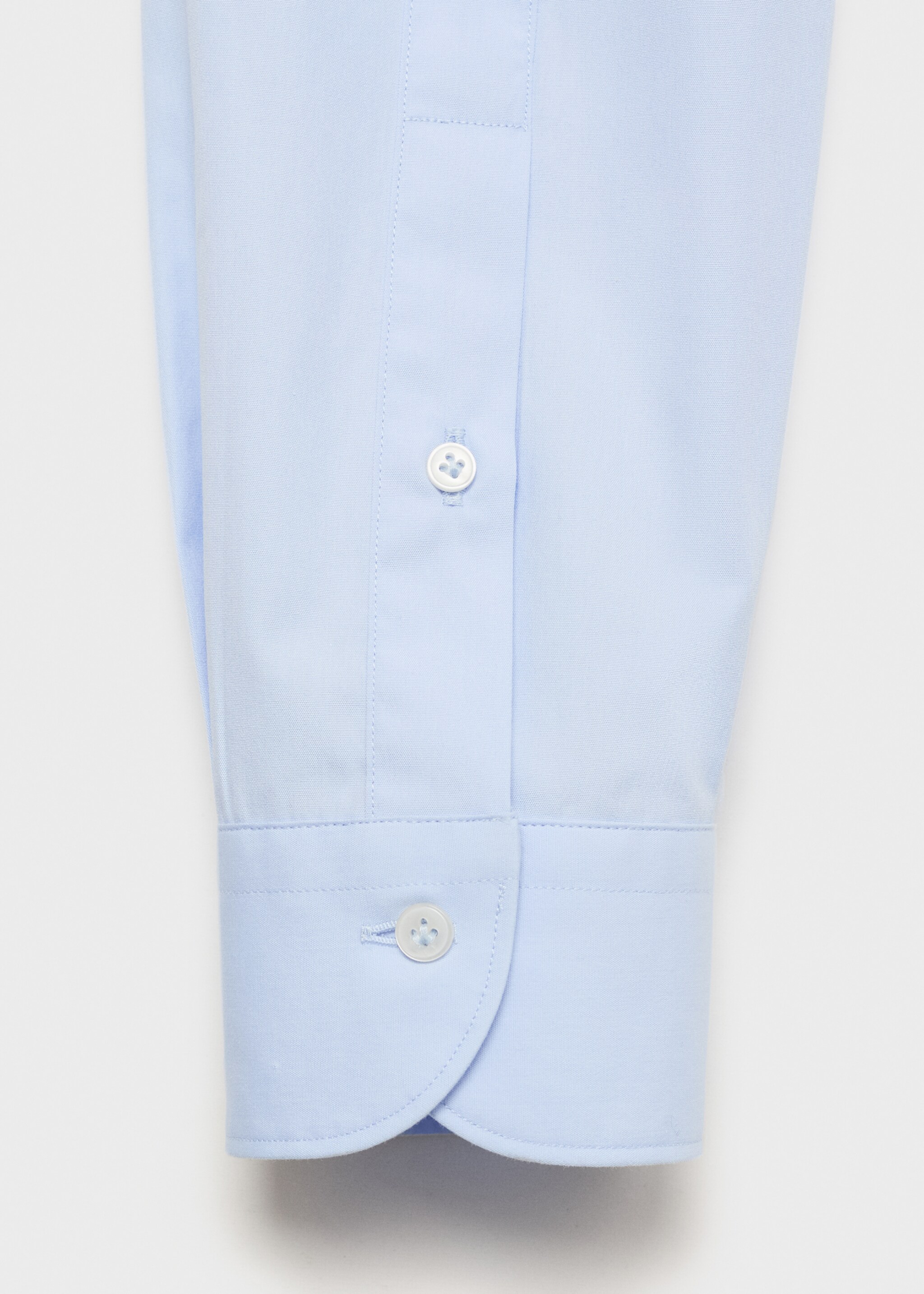 100% cotton regular-fit shirt - Details of the article 0, Sky Blue. Ref: 87064407-00.