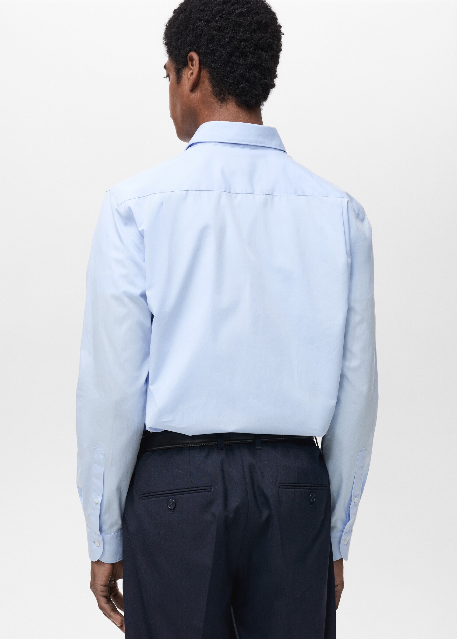 100% cotton regular-fit shirt - Reverse of the article