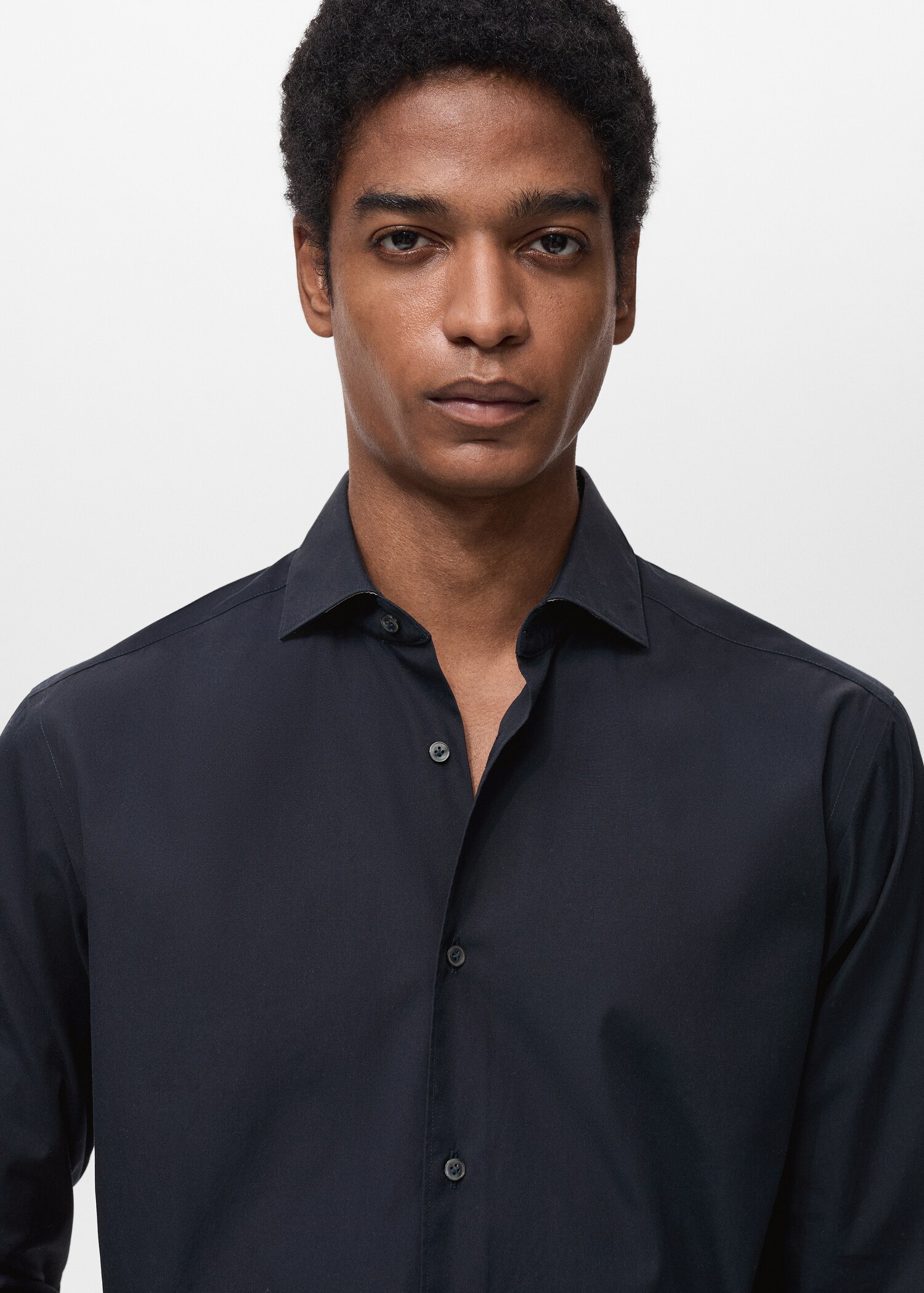 100% cotton regular-fit shirt - Details of the article 1