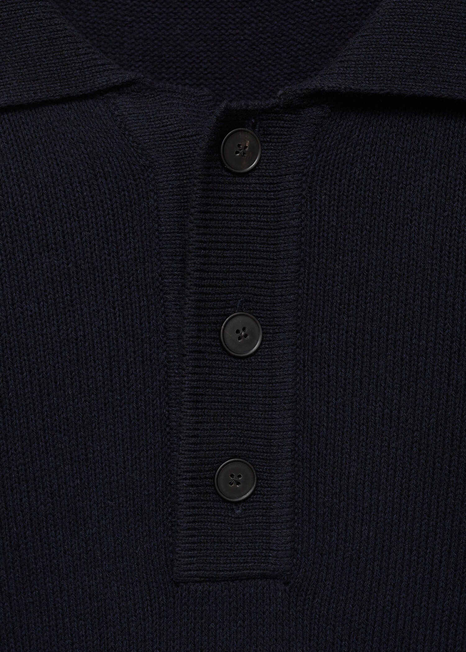 Cotton knitted polo shirt - Details of the article 8