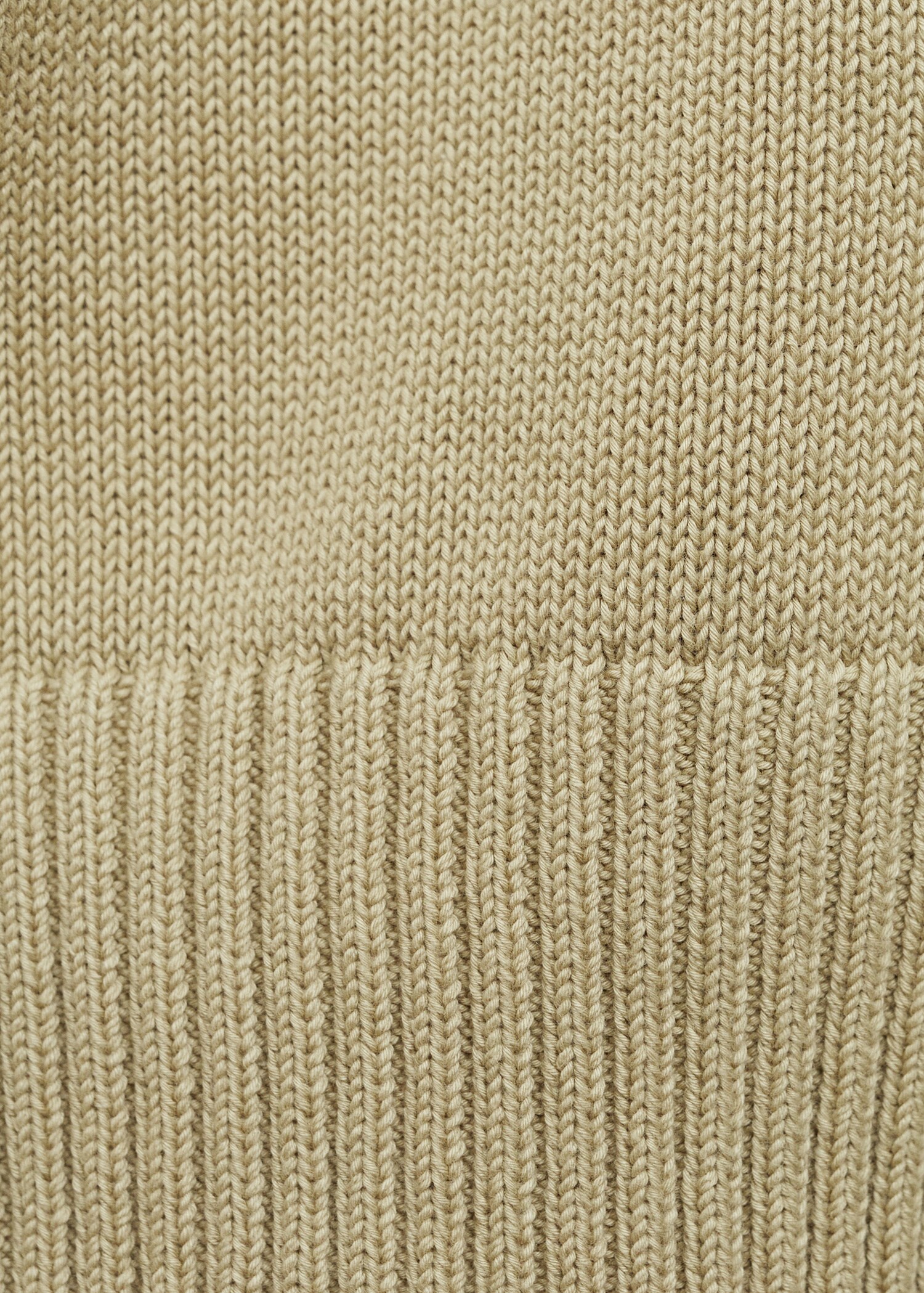 Knitted cotton cardigan with buttons - Details of the article 0