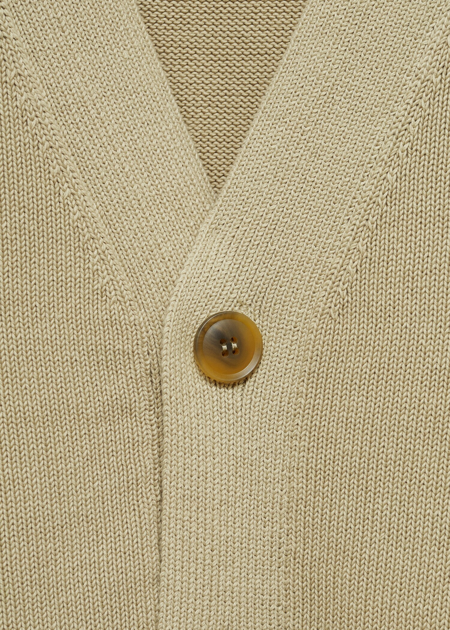 Knitted cotton cardigan with buttons - Details of the article 8