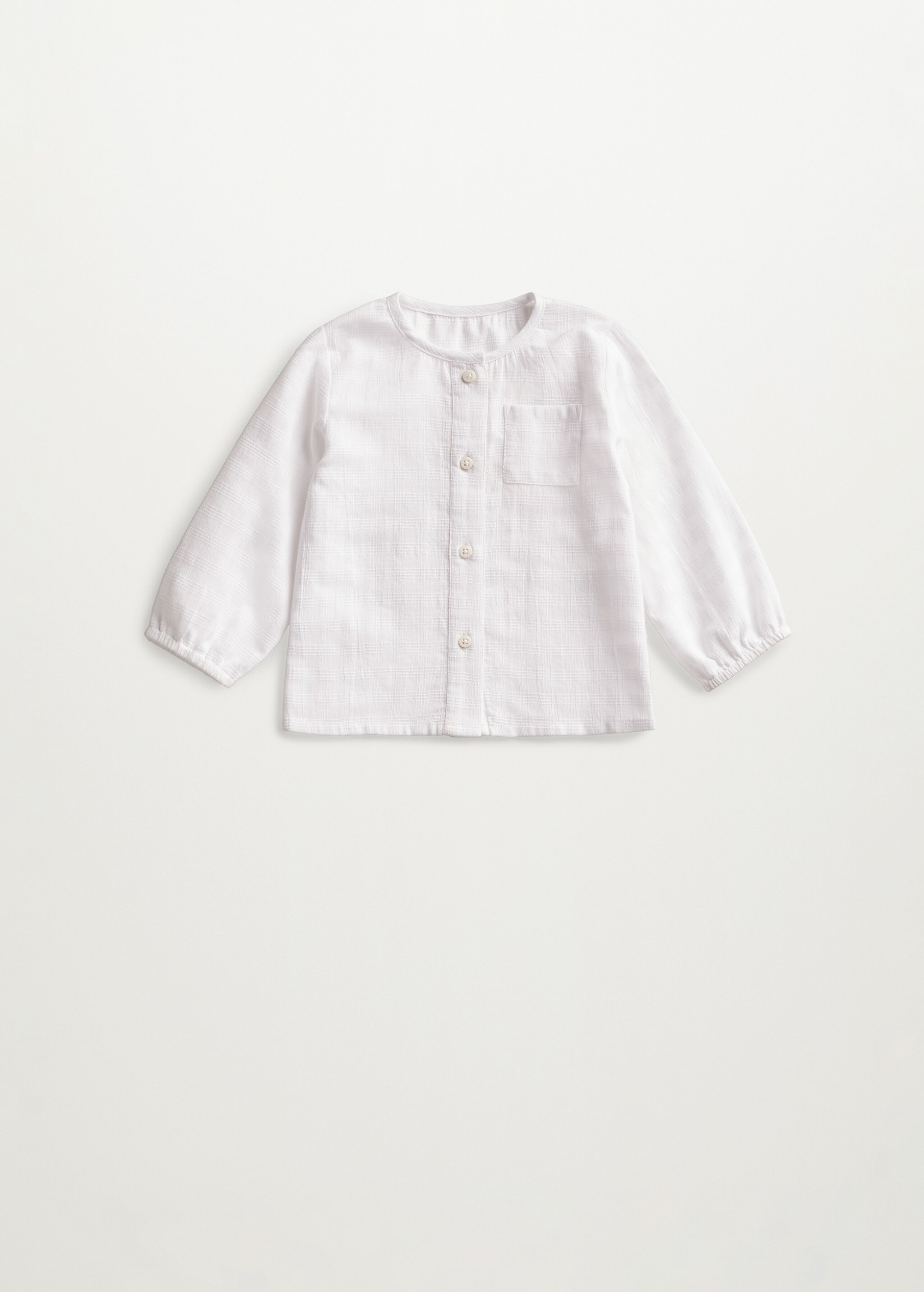Camisa algodón cuadros textura - Artículo sin modelo