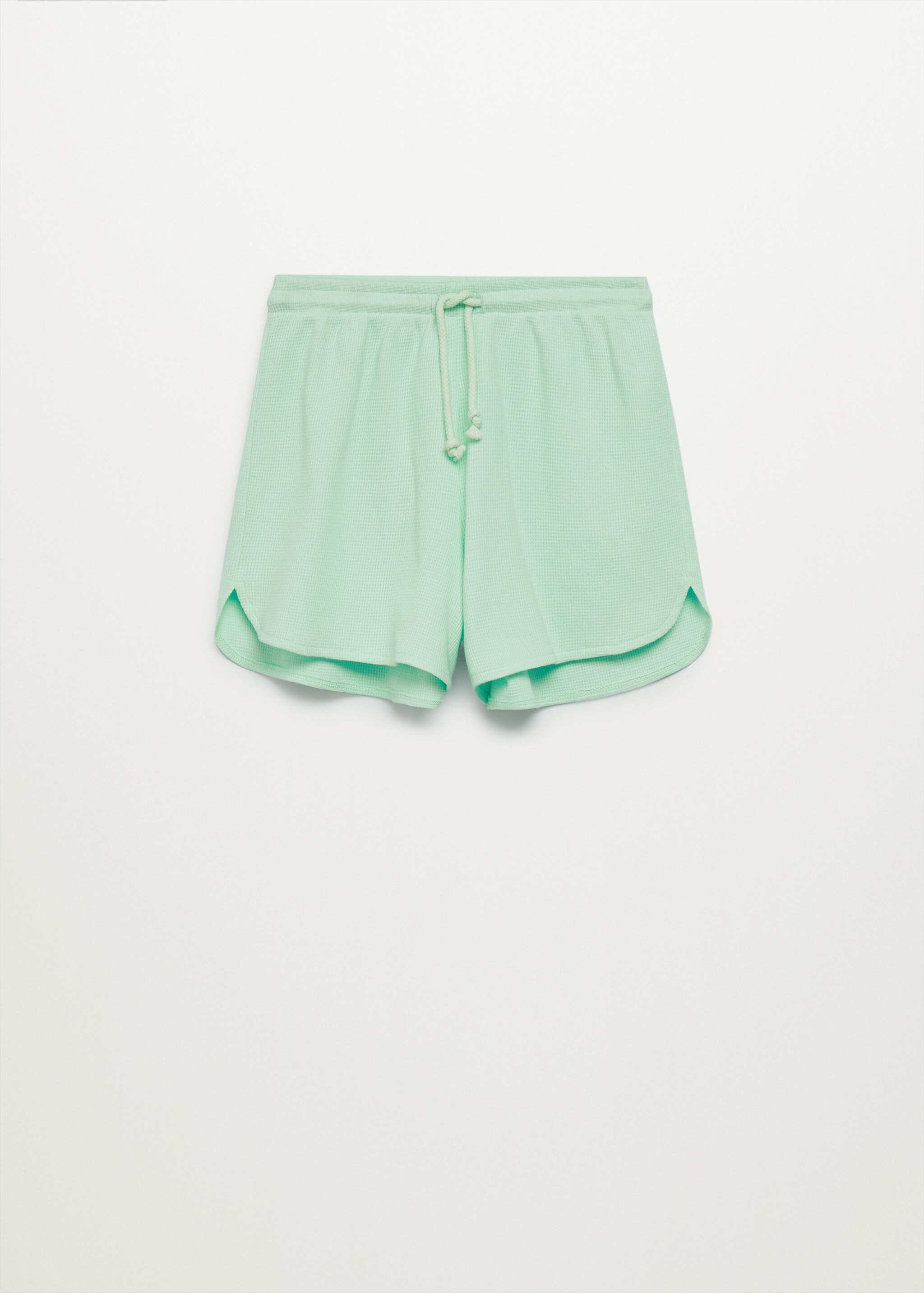 Knitted organic cotton shorts - Article without model