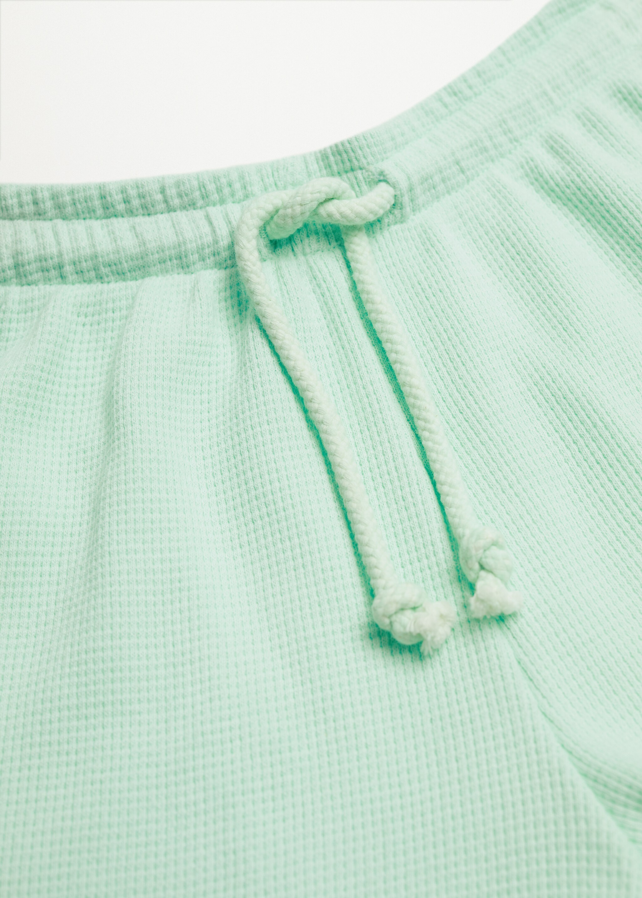 Knitted organic cotton shorts - Details of the article 8