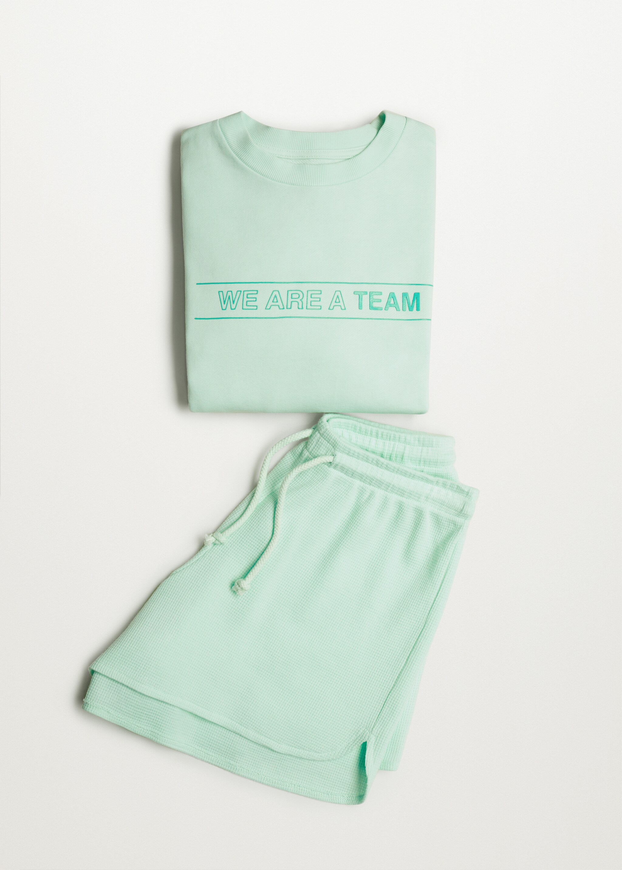 Knitted organic cotton shorts - Details of the article 9