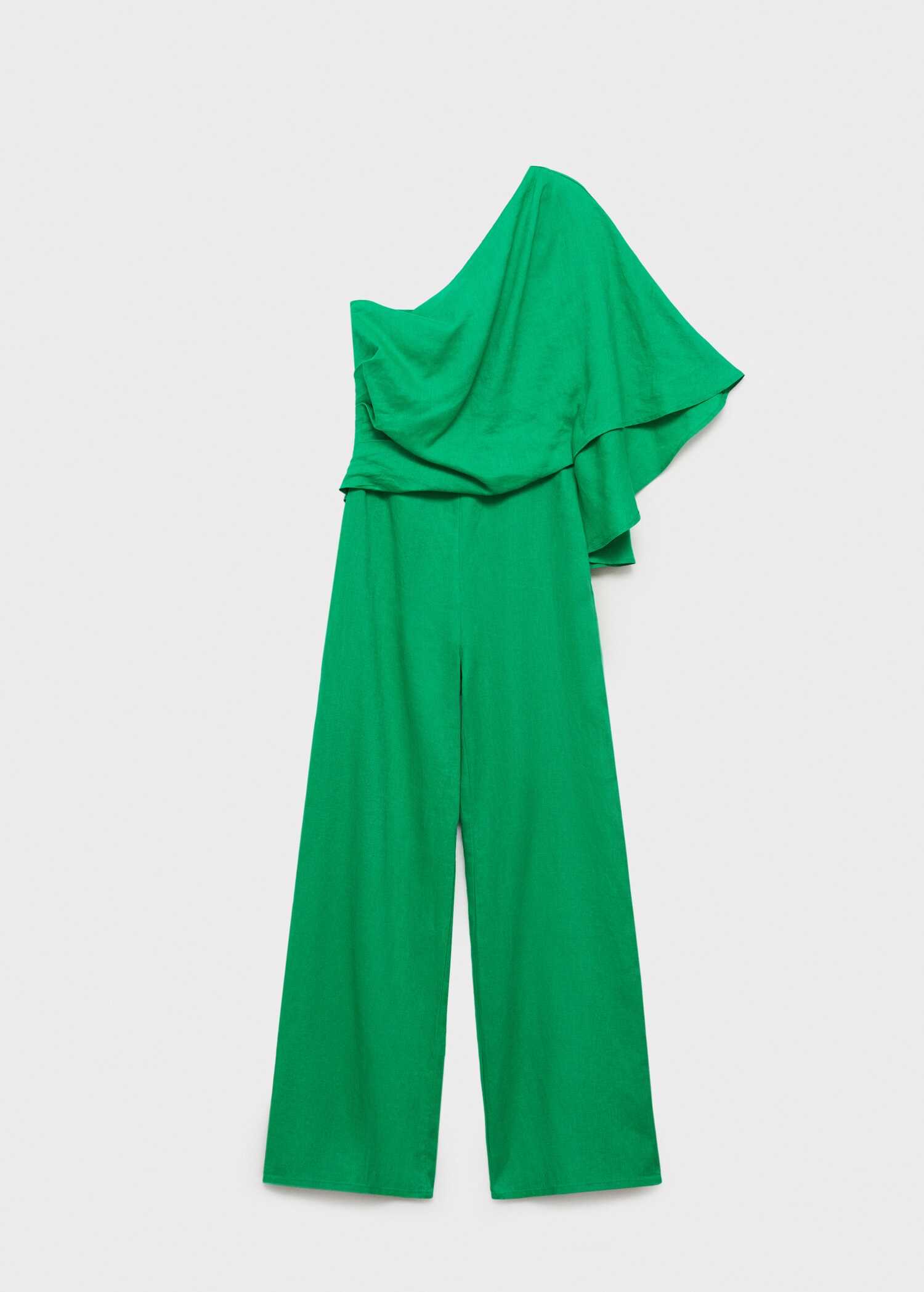 Asymmetrical linen jumpsuit - Article without model