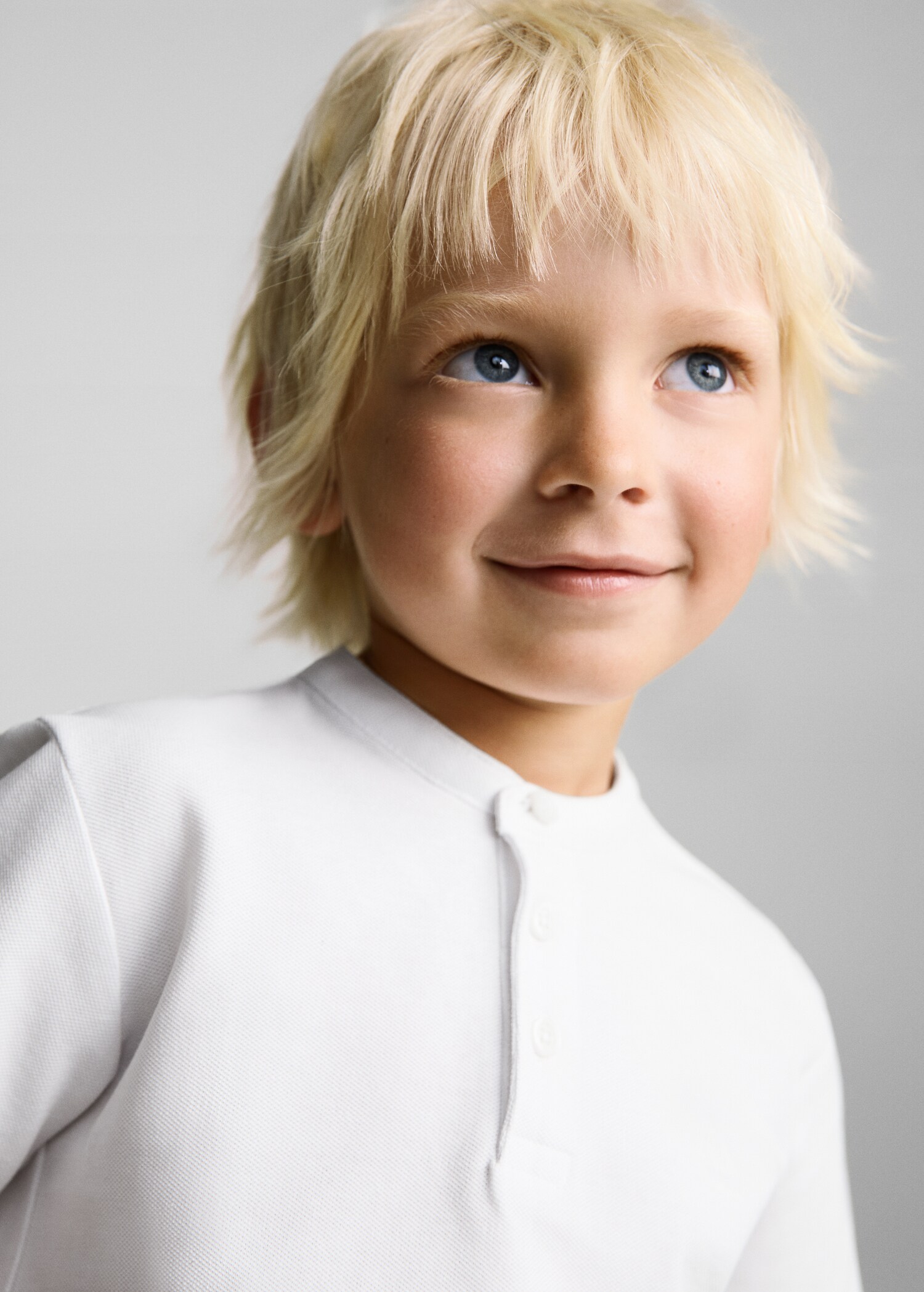 Katoenen poloshirt met maokraag - Detail van het artikel 1