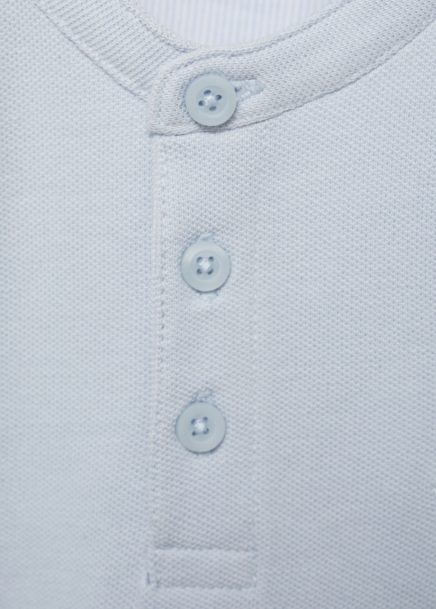Katoenen poloshirt met maokraag - Detail van het artikel 8