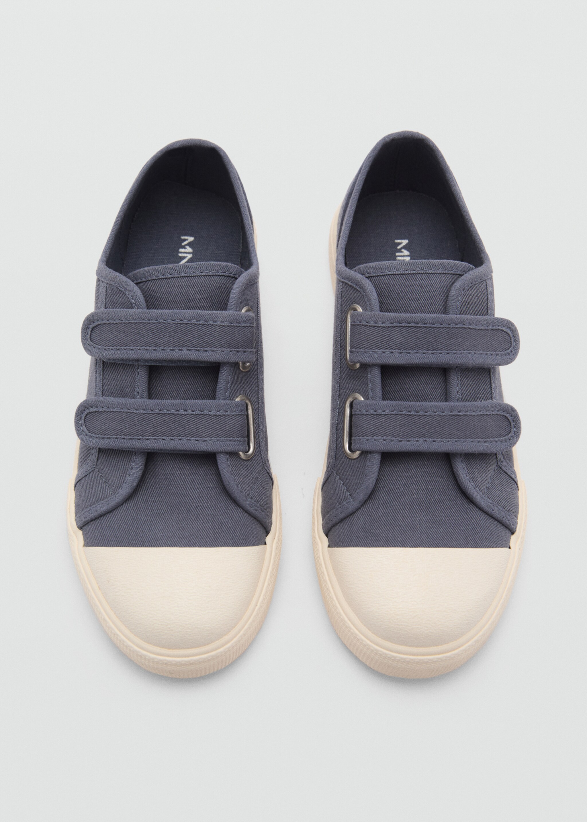 Velcro fastening straps sneakers - Details of the article 2, Blue. Ref: 87064783-00.