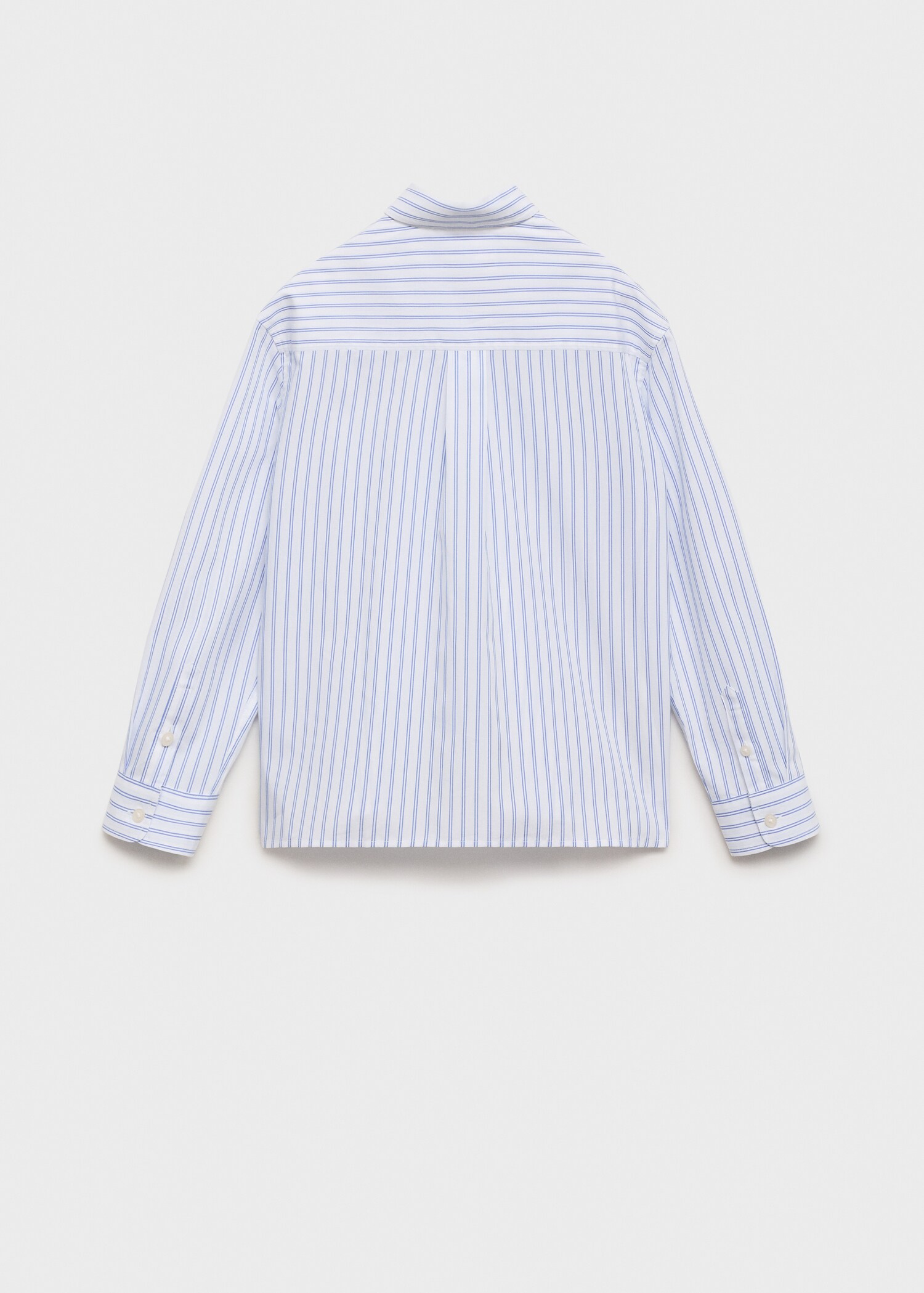 Striped cotton shirt - Reverse of the article