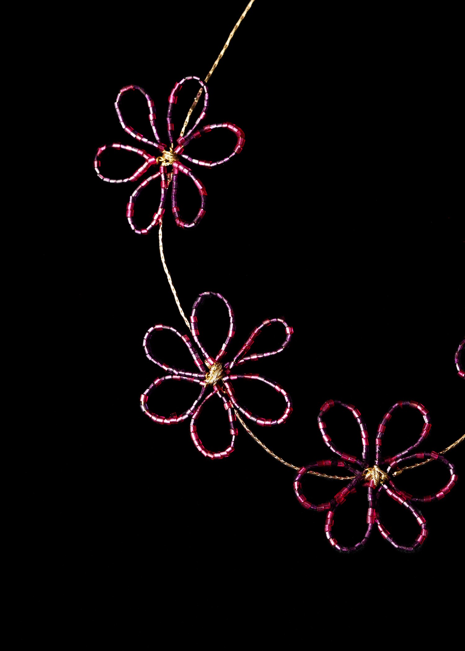 Collar abalorios flor - Detalle del artículo 5
