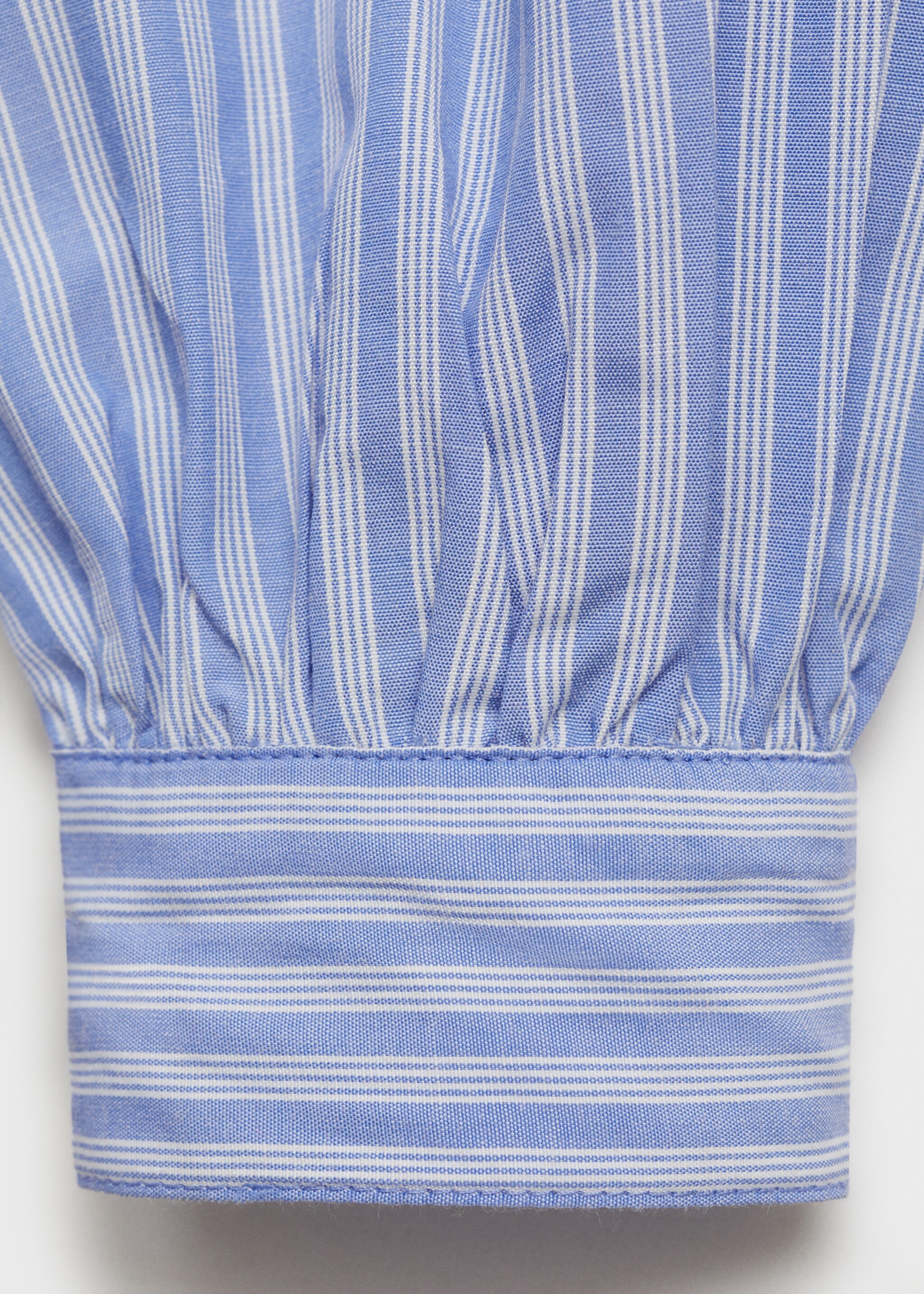 Gestreiftes Hemd - Detail des Artikels 0, Blau. Ref: 87064795-00.