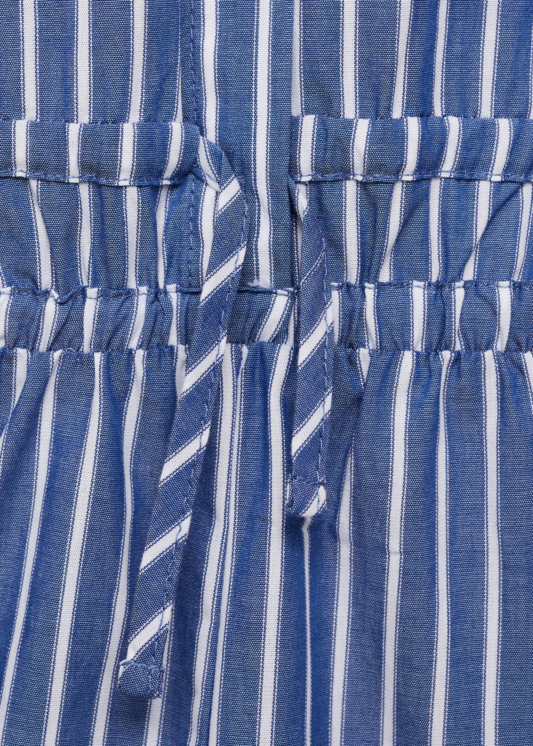 Gestreifter Jumpsuit - Detail des Artikels 0, Dunkles Marineblau. Ref: 87064796-00.