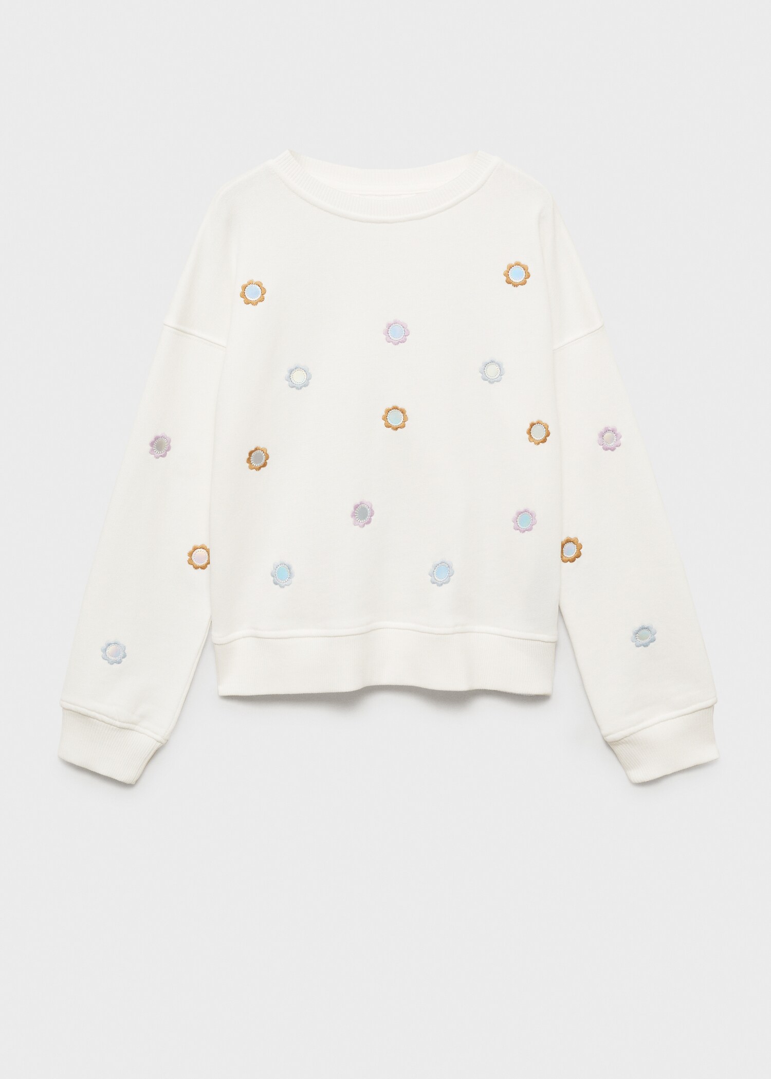 Sudadera apliques flores - Artículo sin modelo