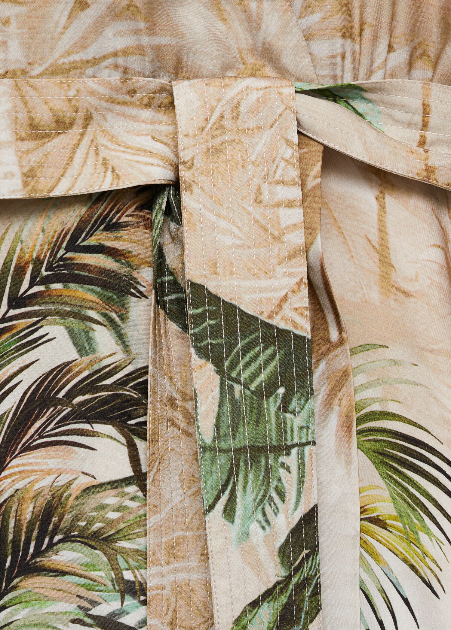 Crossover tropical dress - Details of the article 8