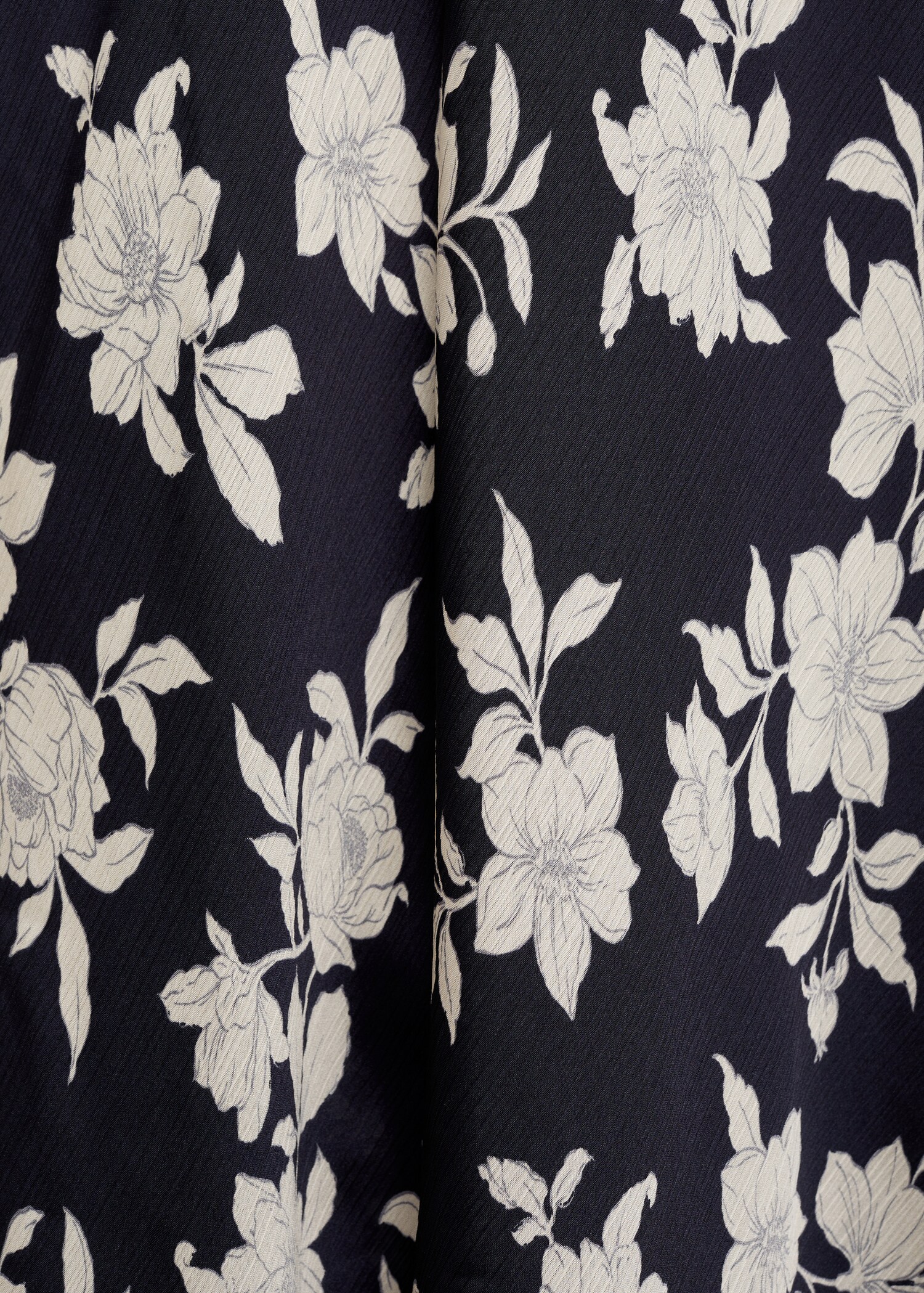 Floral-print flared dress - Details of the article 0