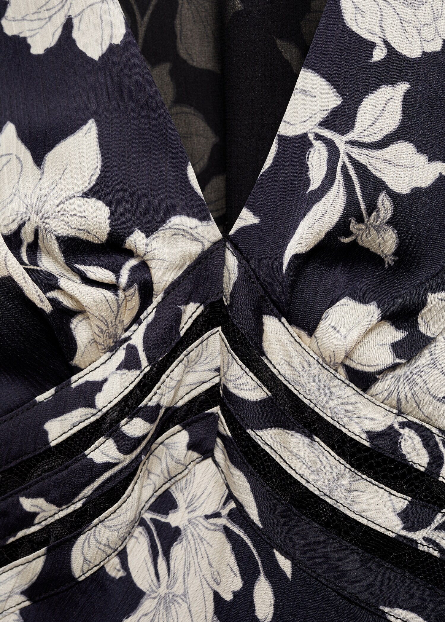 Floral-print flared dress - Details of the article 8