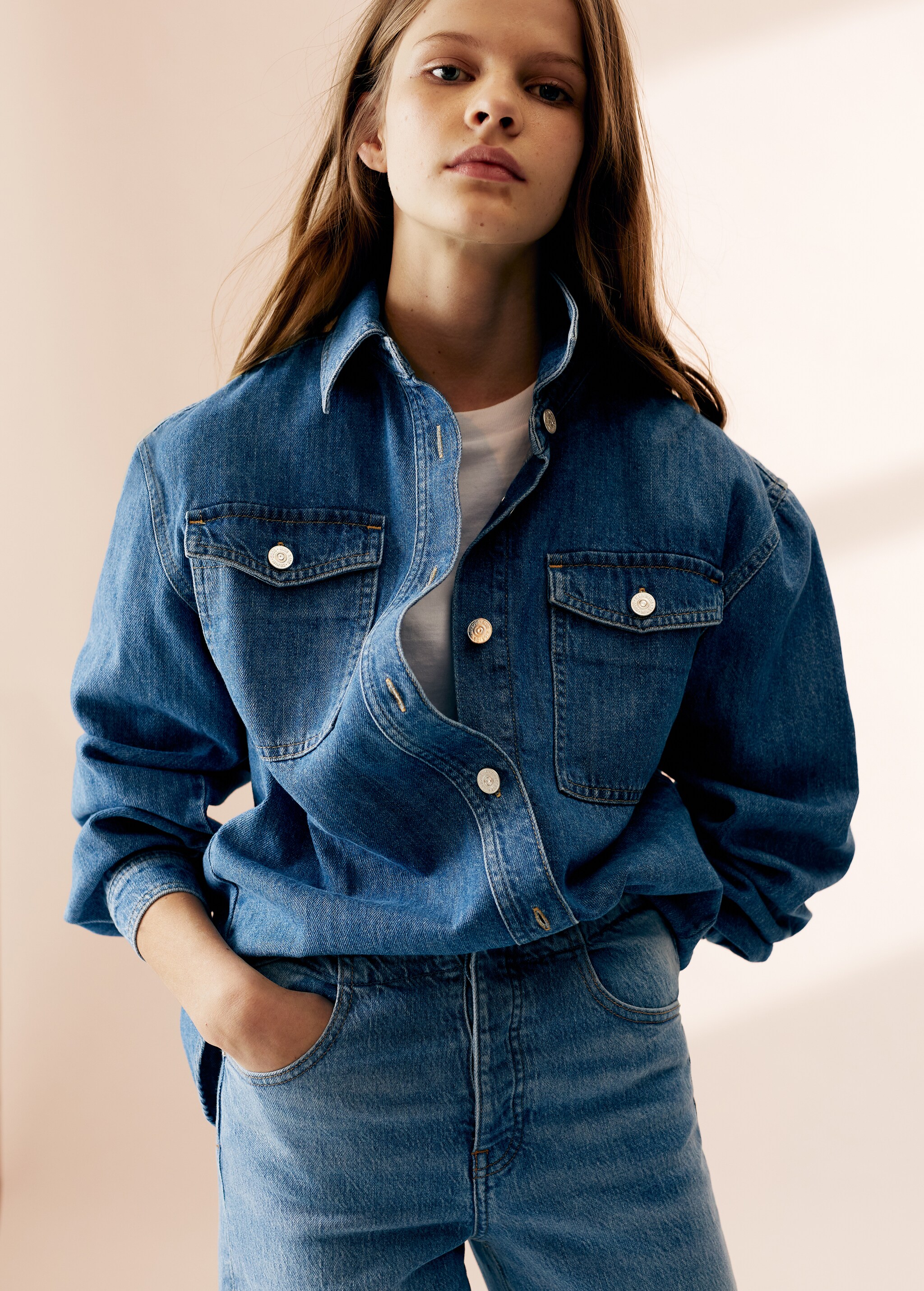 Sobrecamisa vaquera bolsillos - Detalle del artículo 5