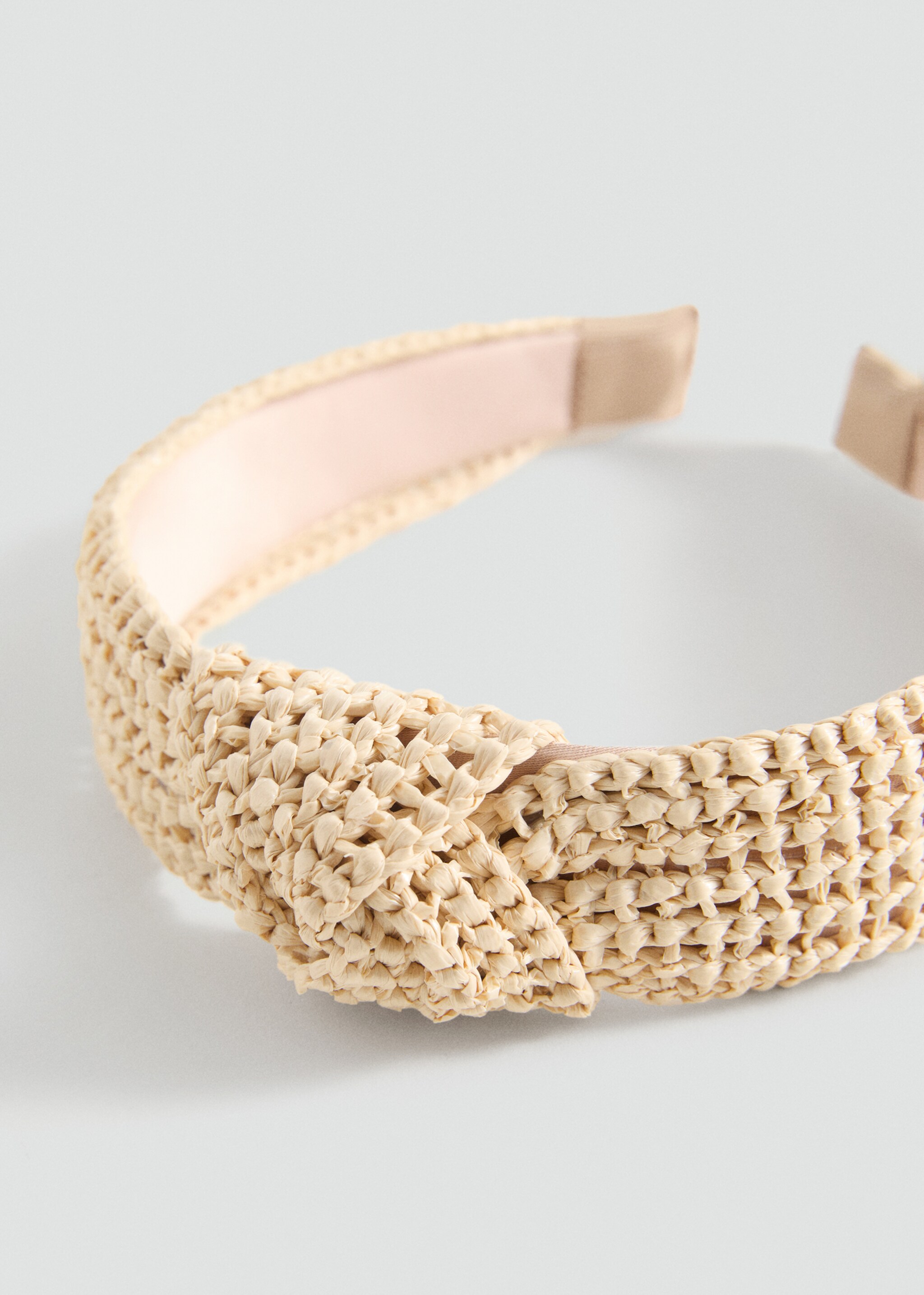 Diadema testurizzato nodo - Piano medio, Sabbia. Ref: 87065141-00.