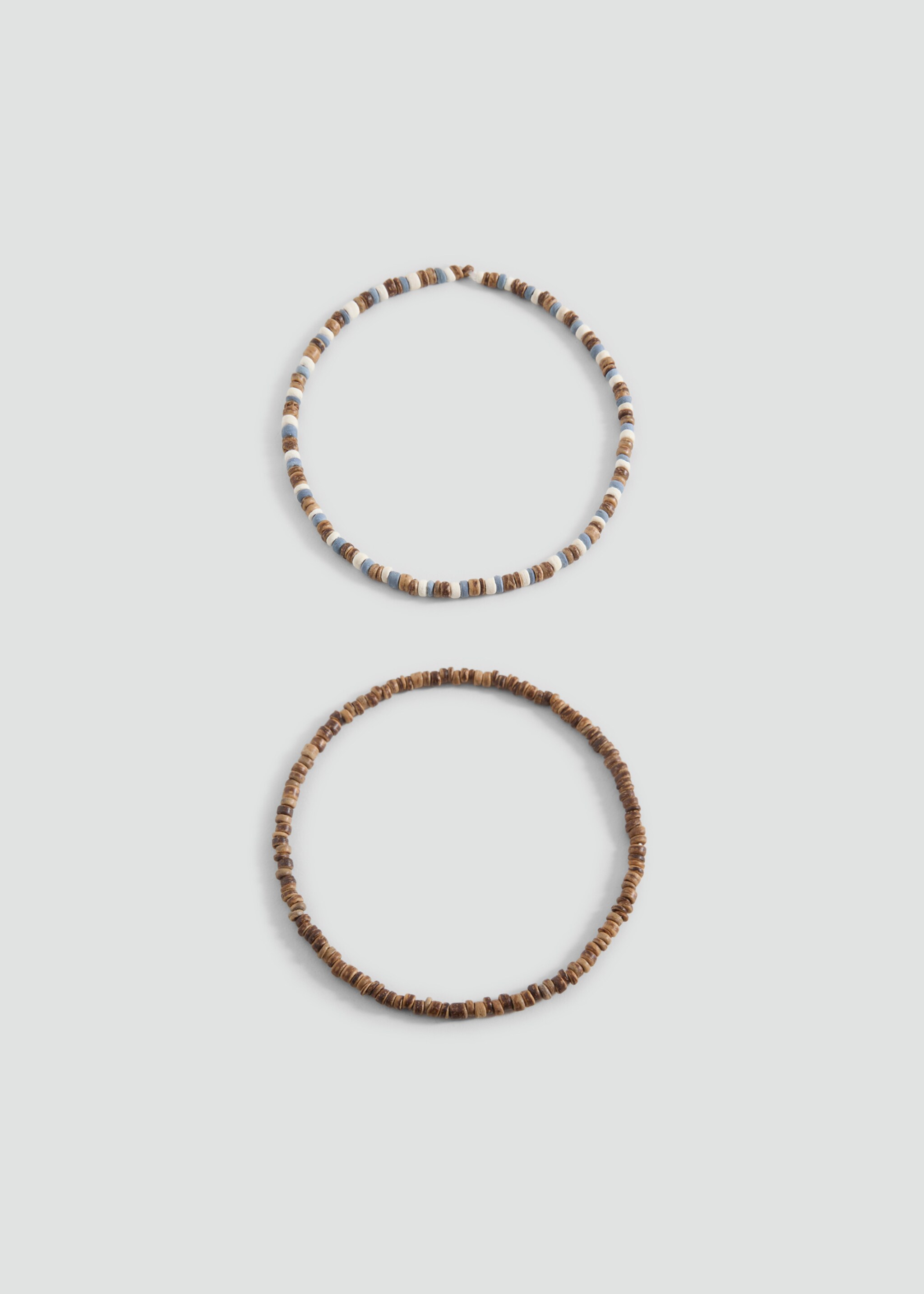 Combined necklace pack - Details of the article 1, Sand. Ref: 87065143-00.