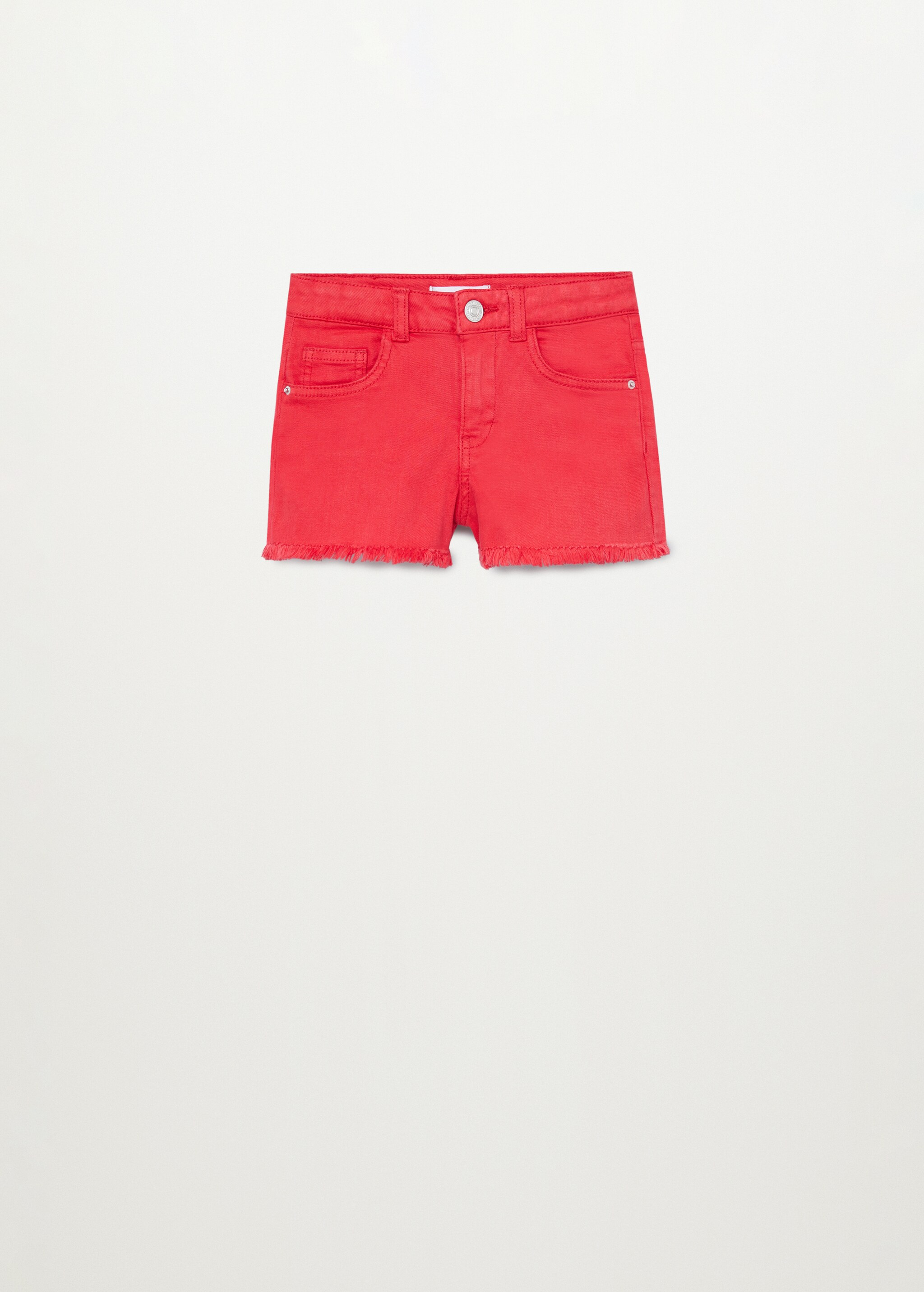 Short denim bajo deshilachado - Artículo sin modelo