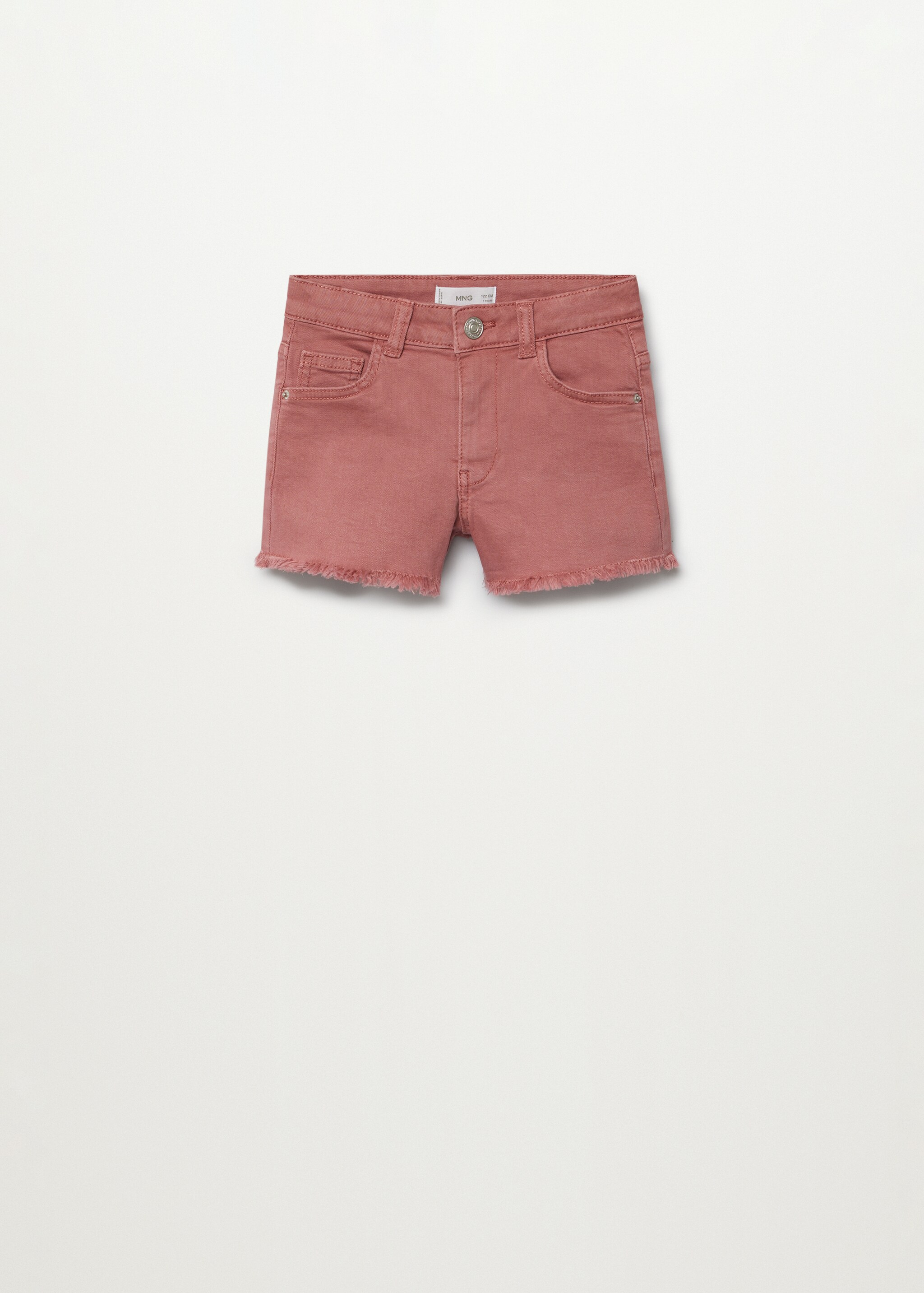 Short denim bajo deshilachado - Artículo sin modelo