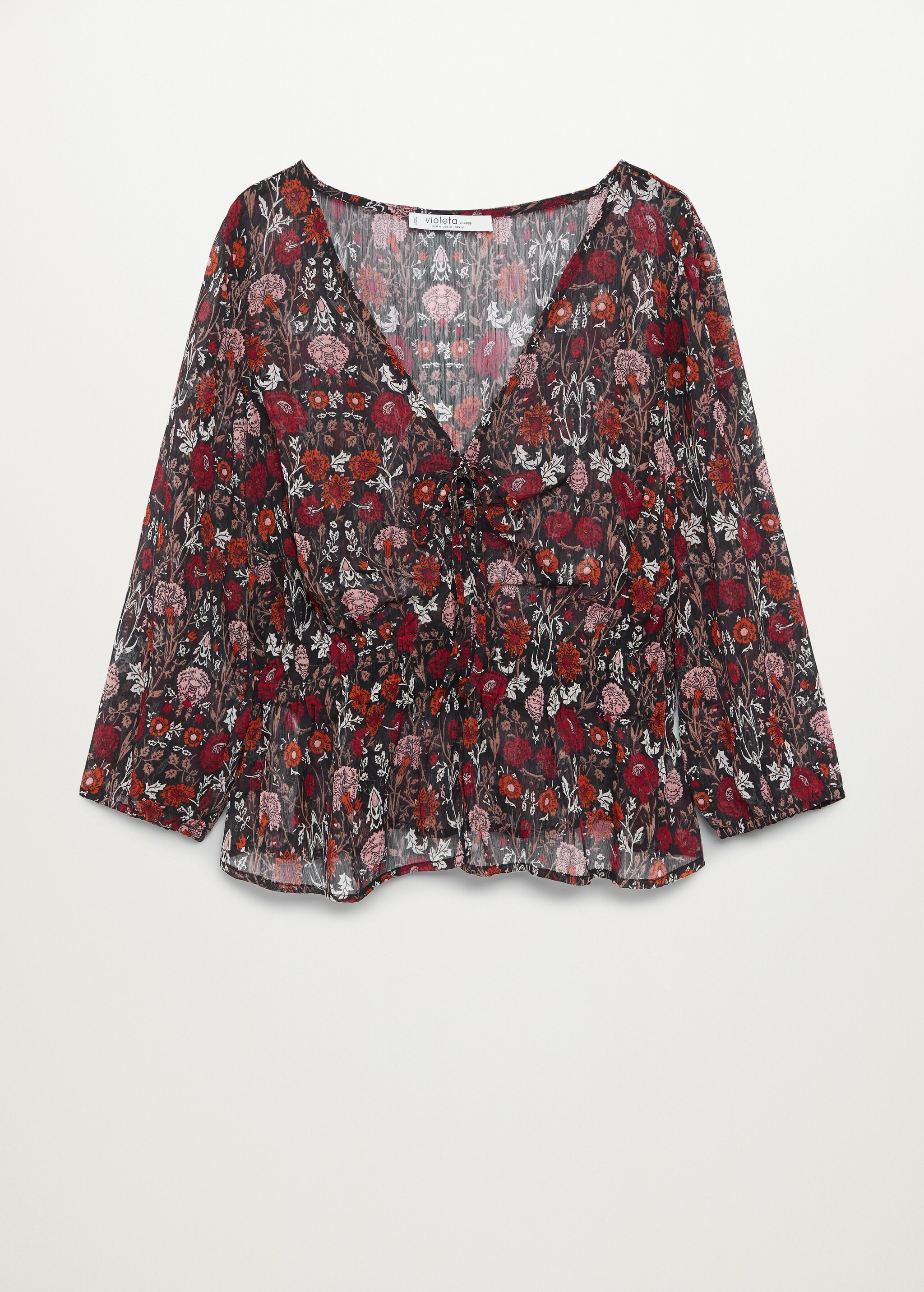 Flowy printed blouse - Article without model