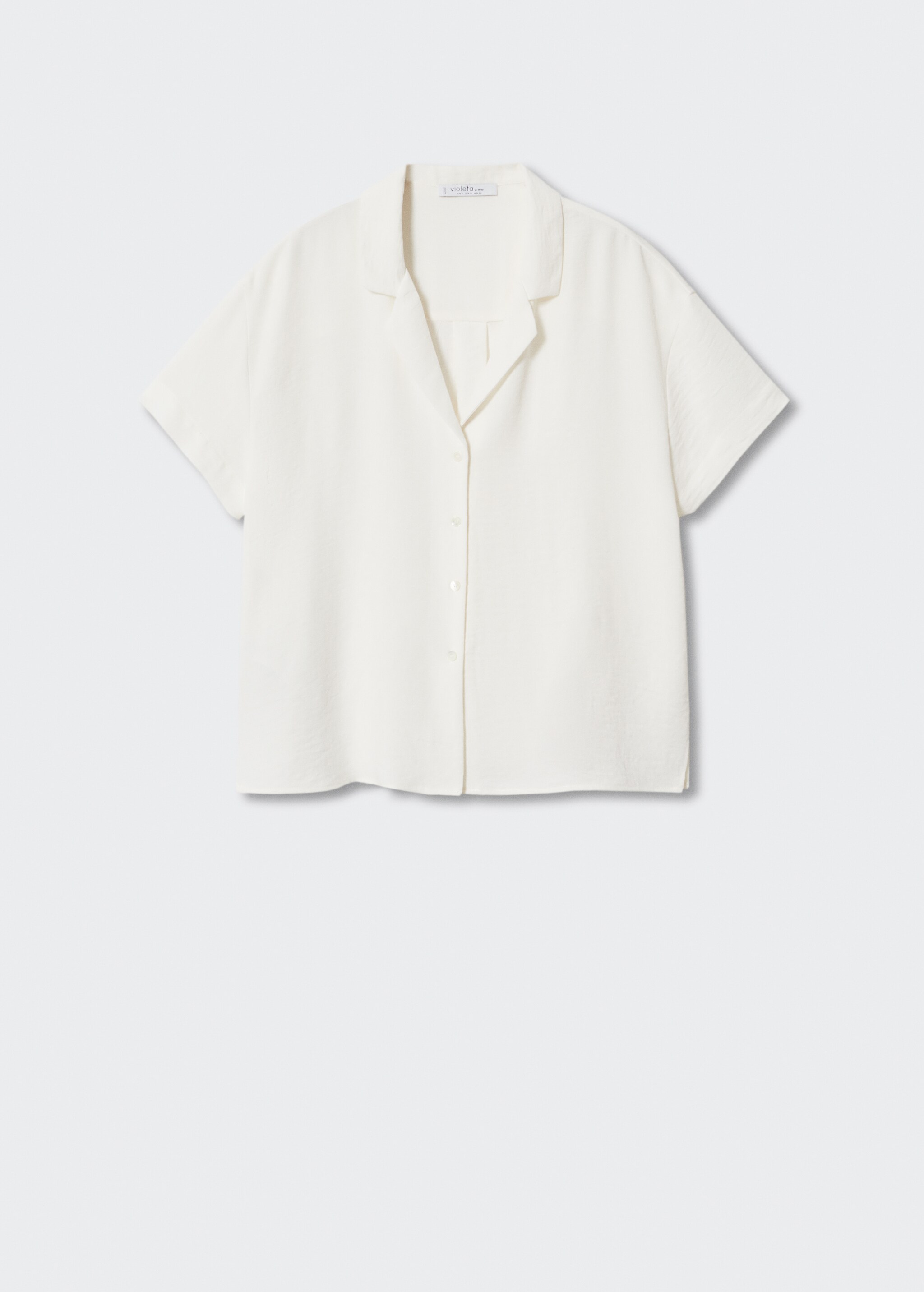 Blusa fluida solapas - Artículo sin modelo