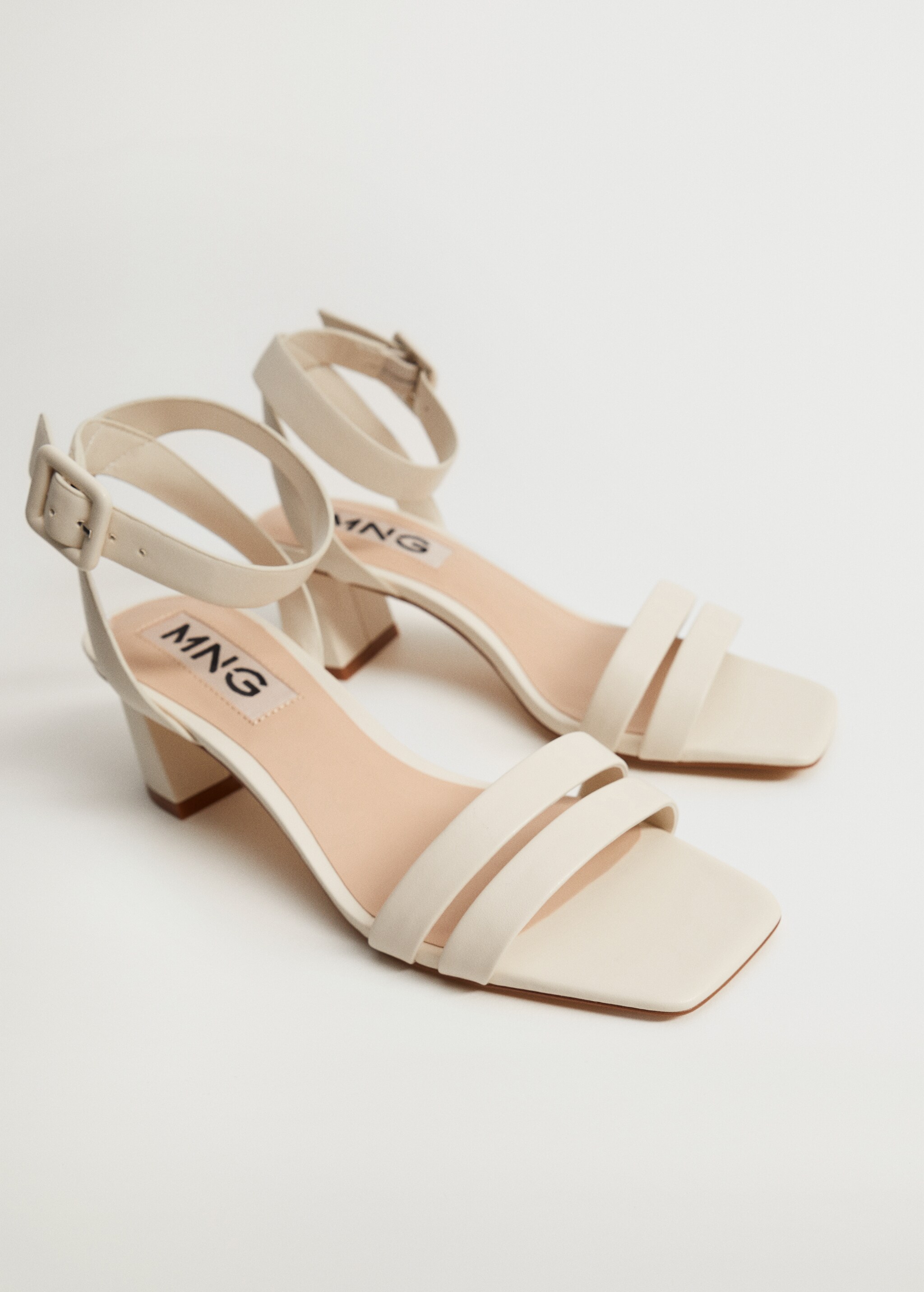 Heel strips sandals - Medium plane