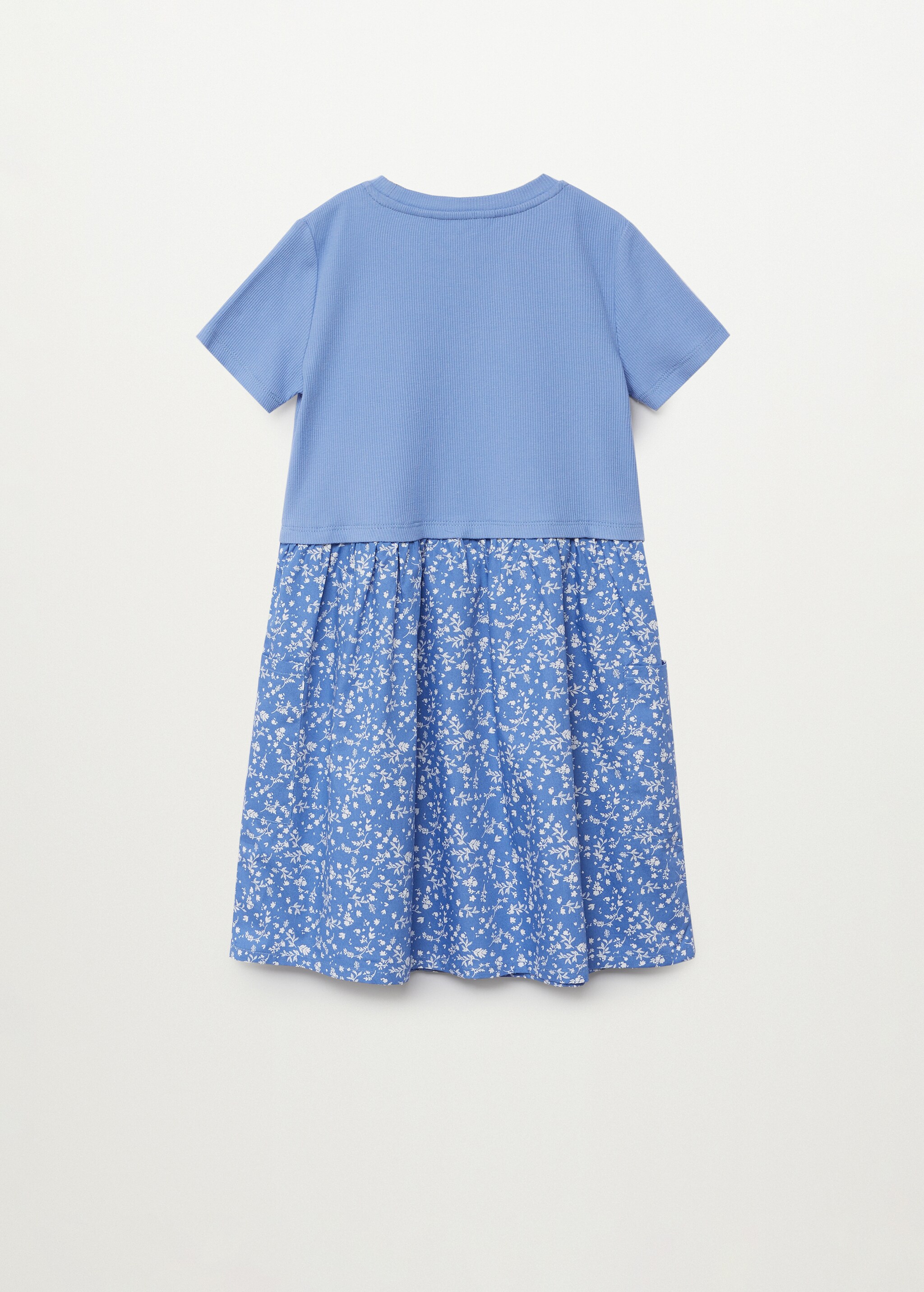 Vestido combinado algodón - Reverso del artículo