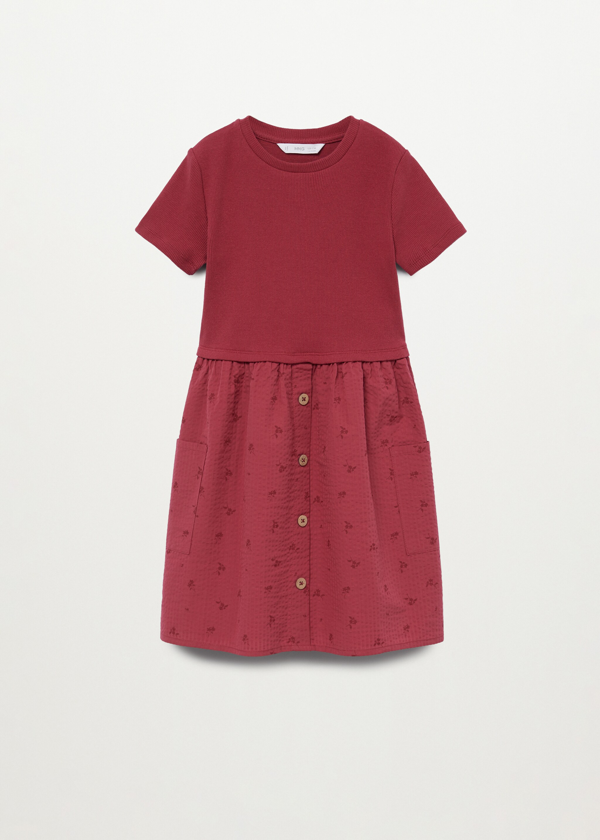 Vestido combinado algodón - Artículo sin modelo