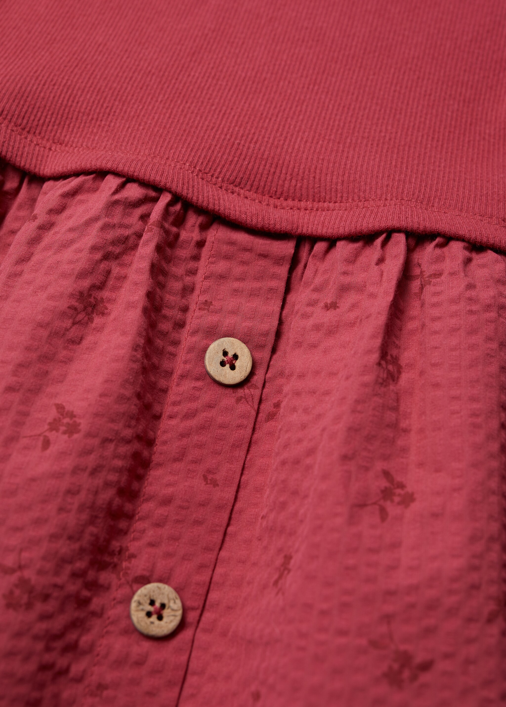 Vestido combinado algodón - Detalle del artículo 8